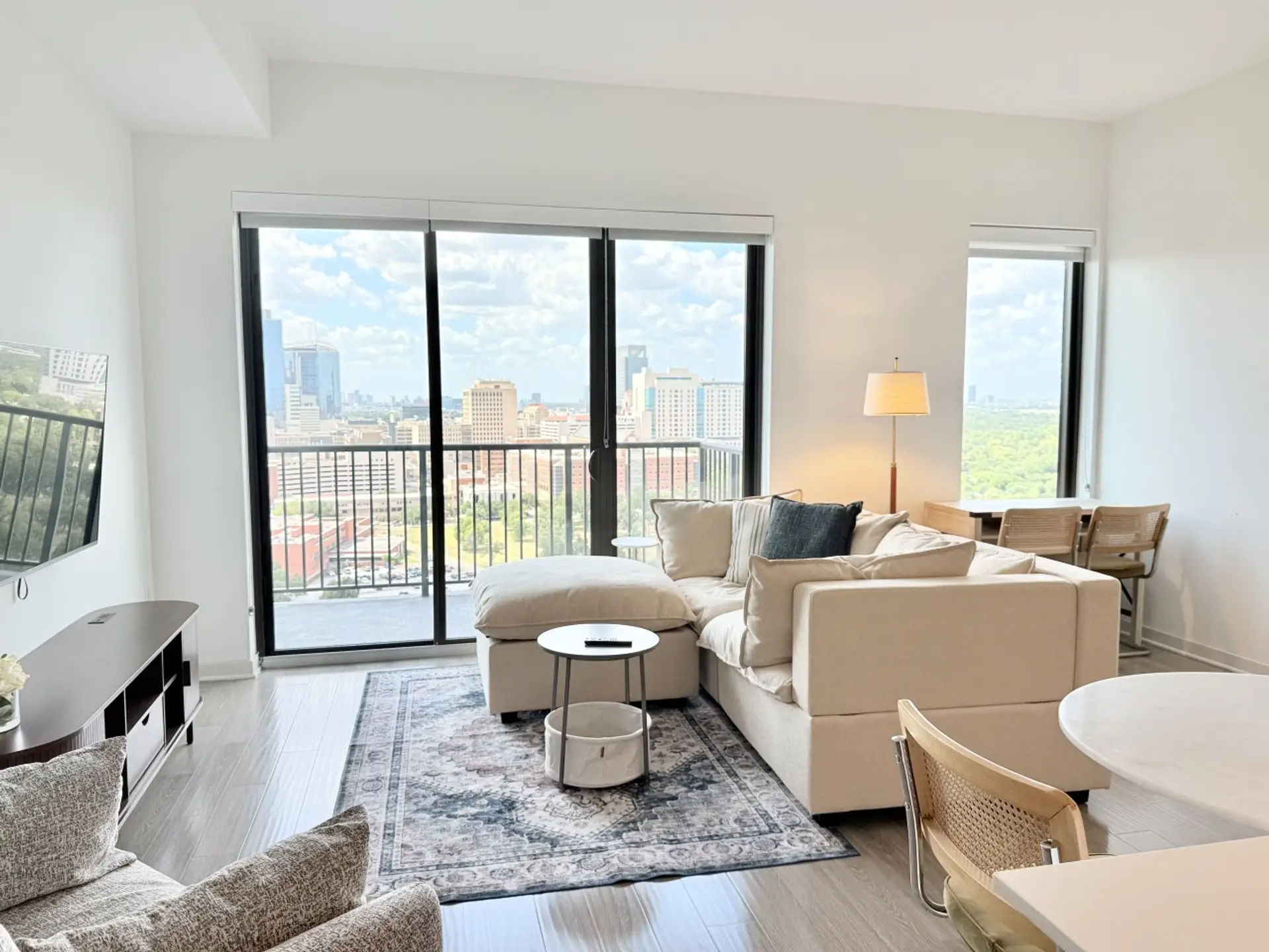 Furniture layout may vary as we recently added a dedicated workspace for our guests.