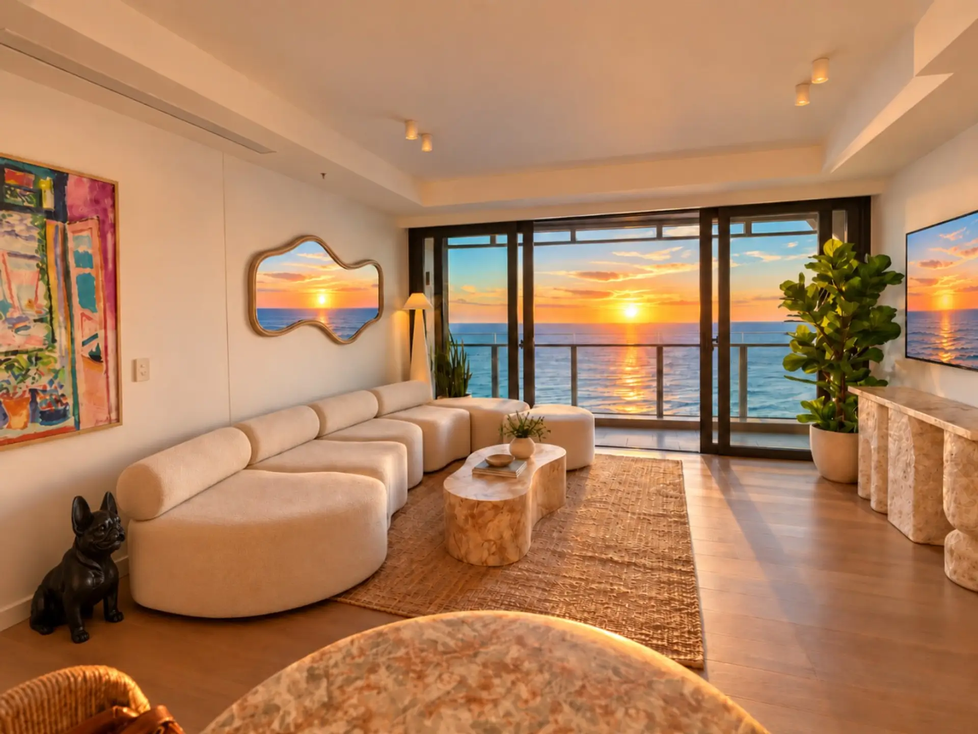 Elysium lounge sunrise