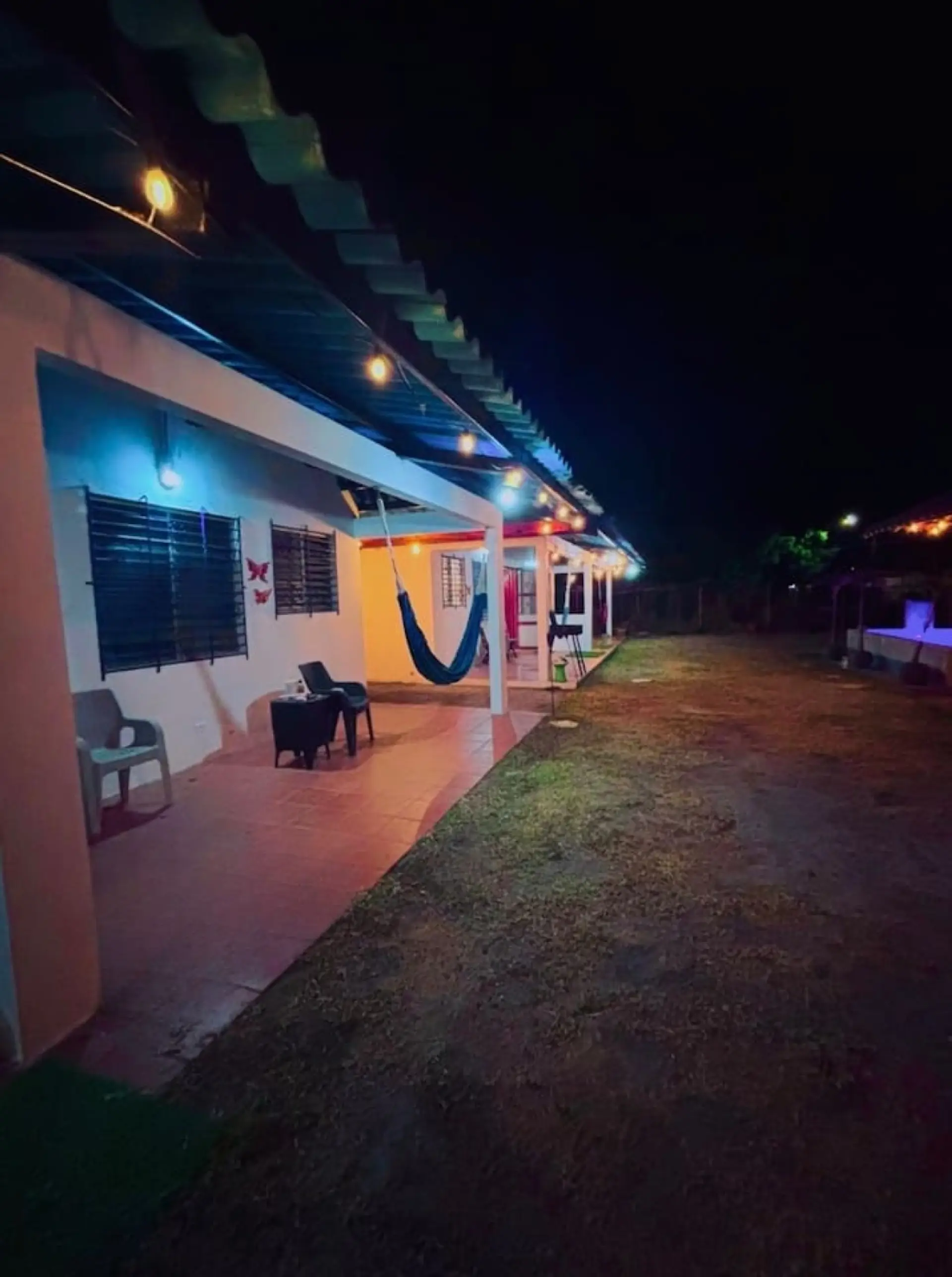Patio At Night