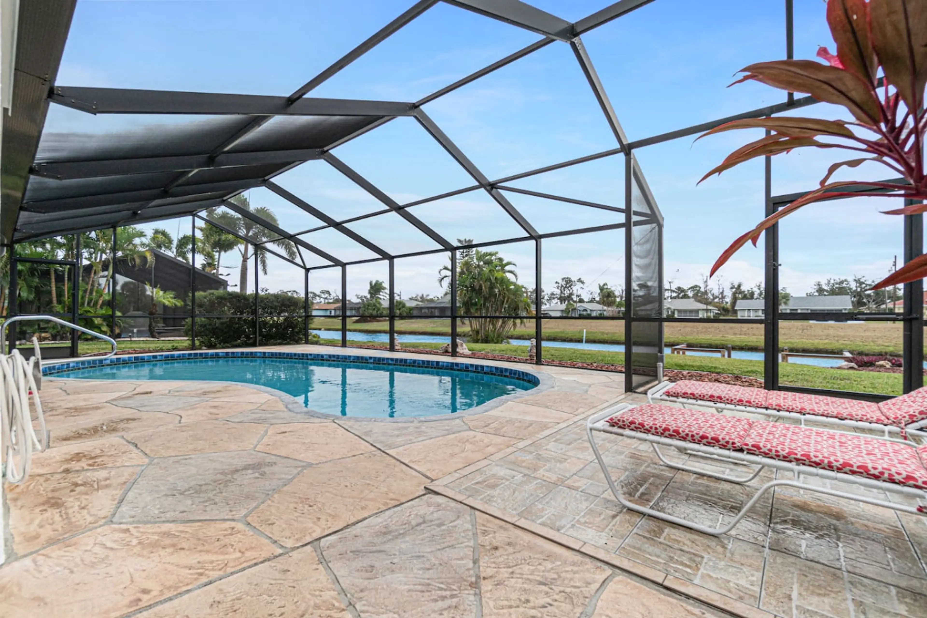 Sun Lounge Chairs Poolside