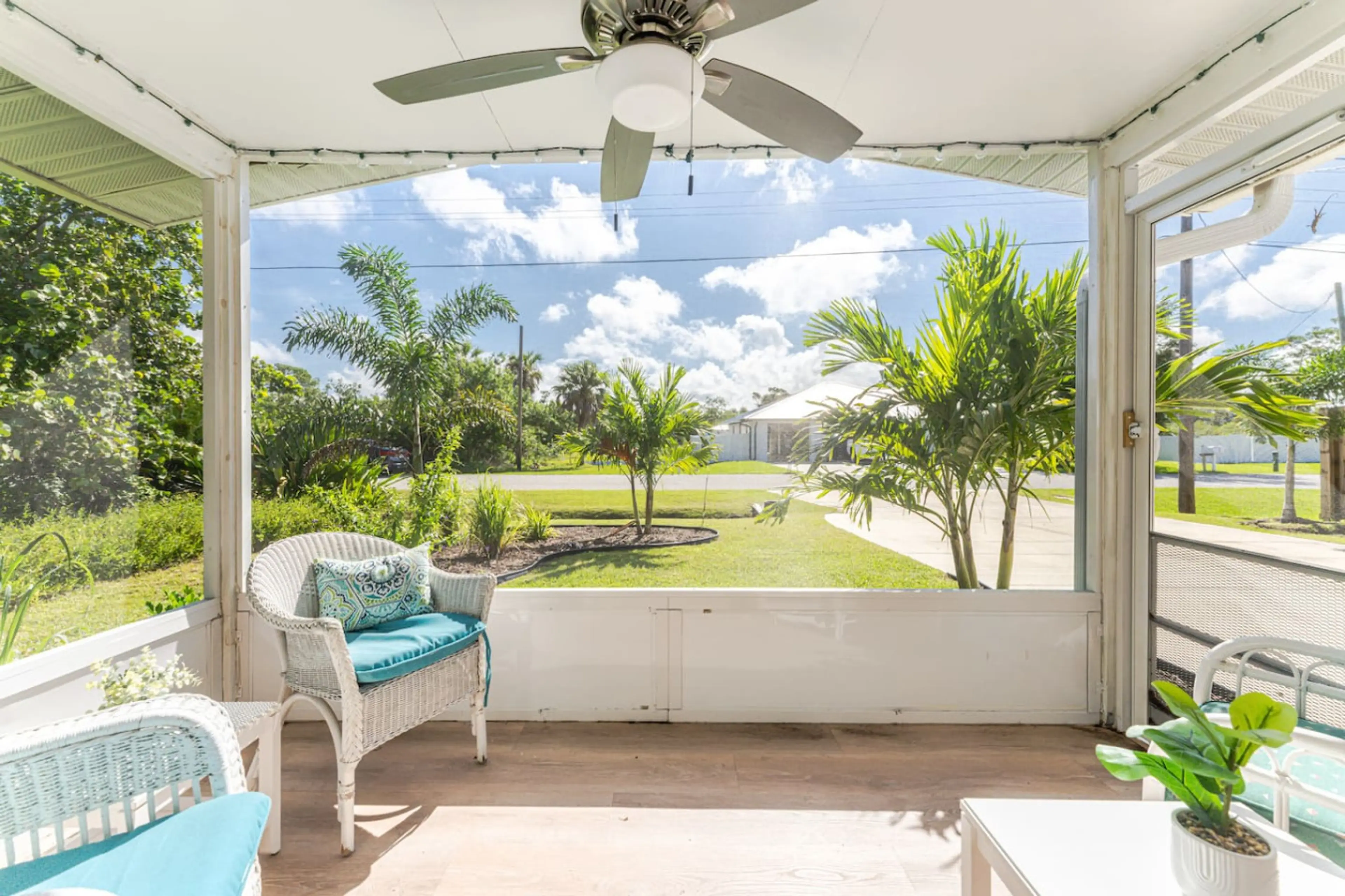 Porch with View of Front Yard