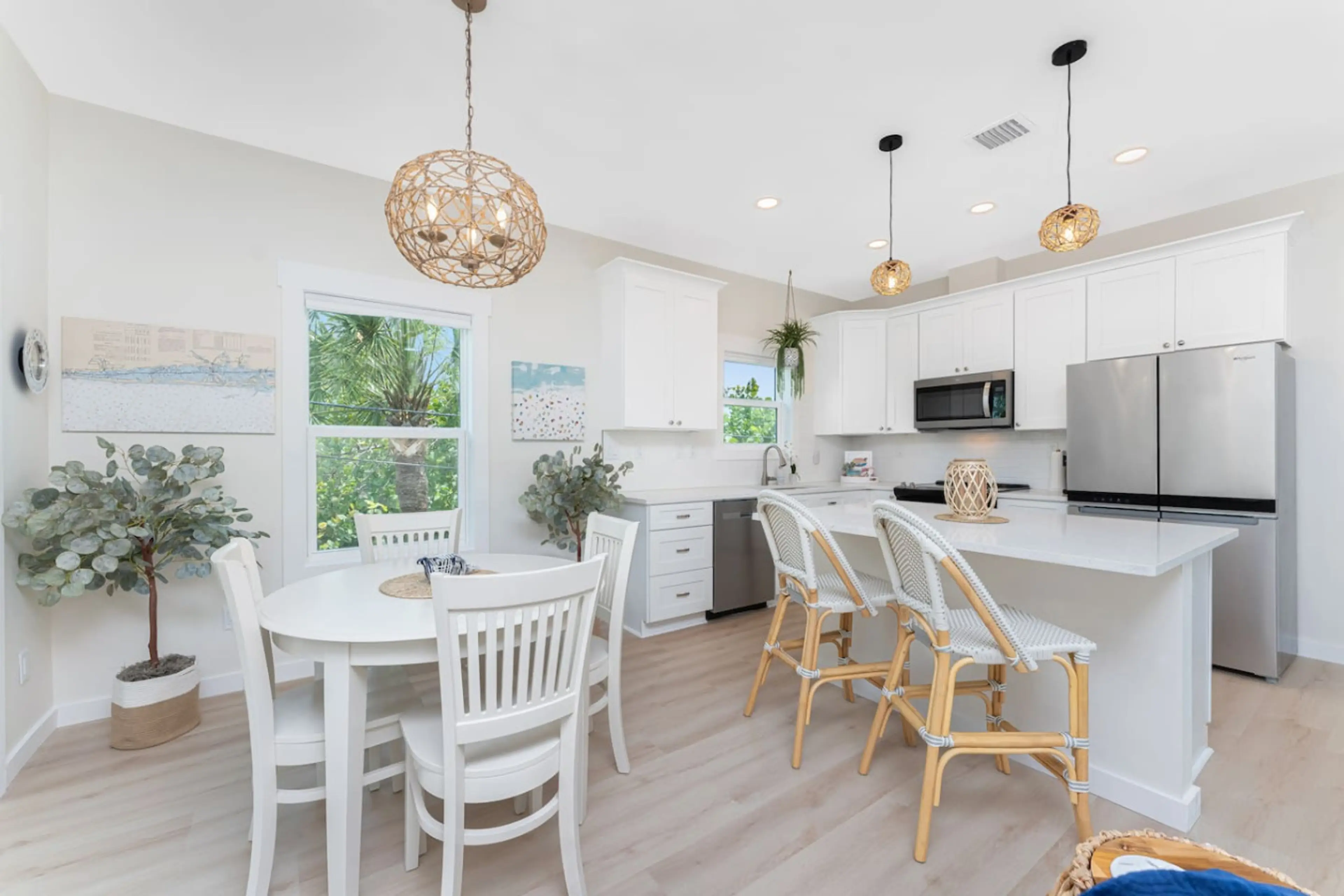 Dining Area has Seating for Four Guests
