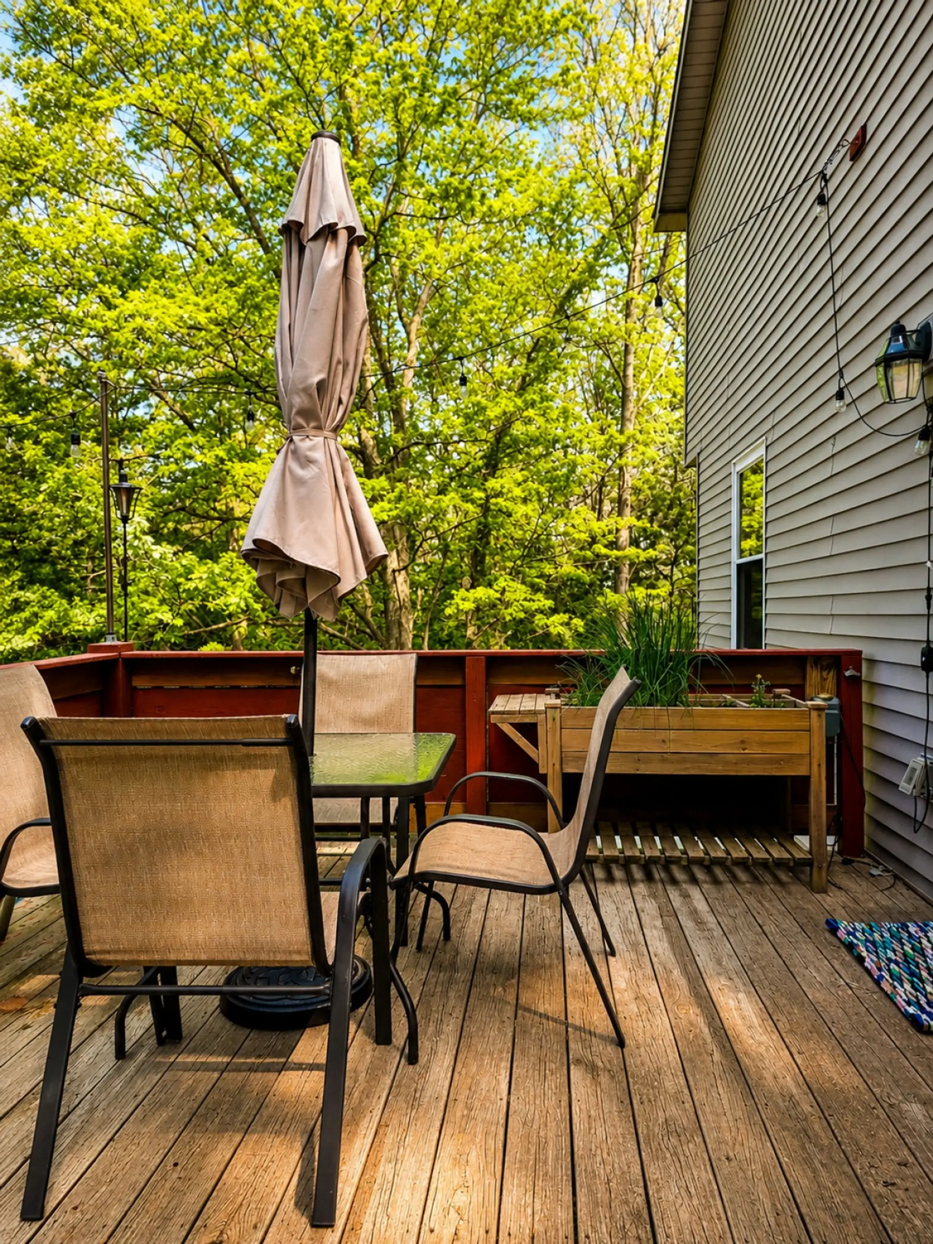 Enjoy the outdoor nature while sitting on our patio!