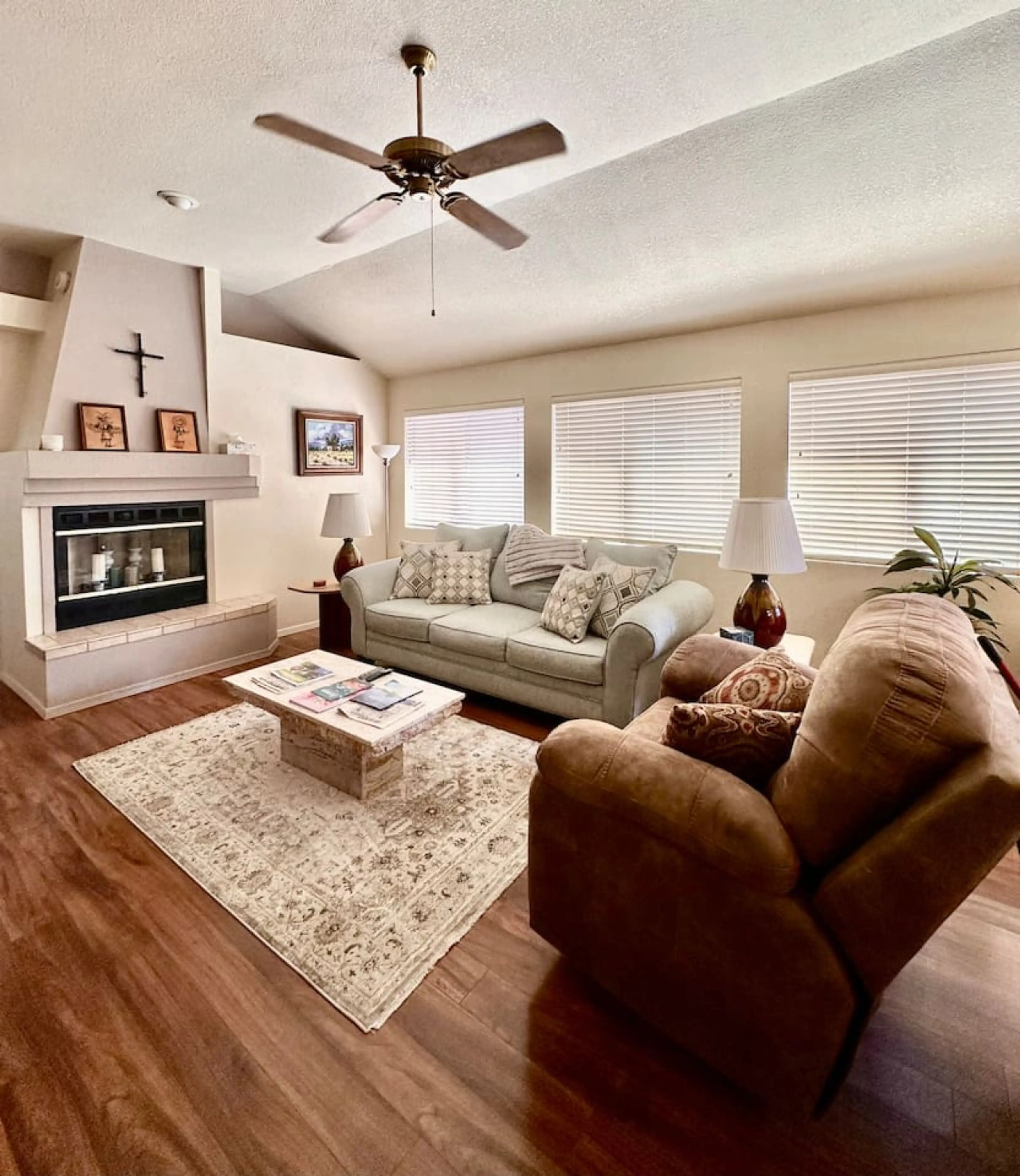Living Room - Seating Area and Fireplace (DO NOT USE FIREPLACE)