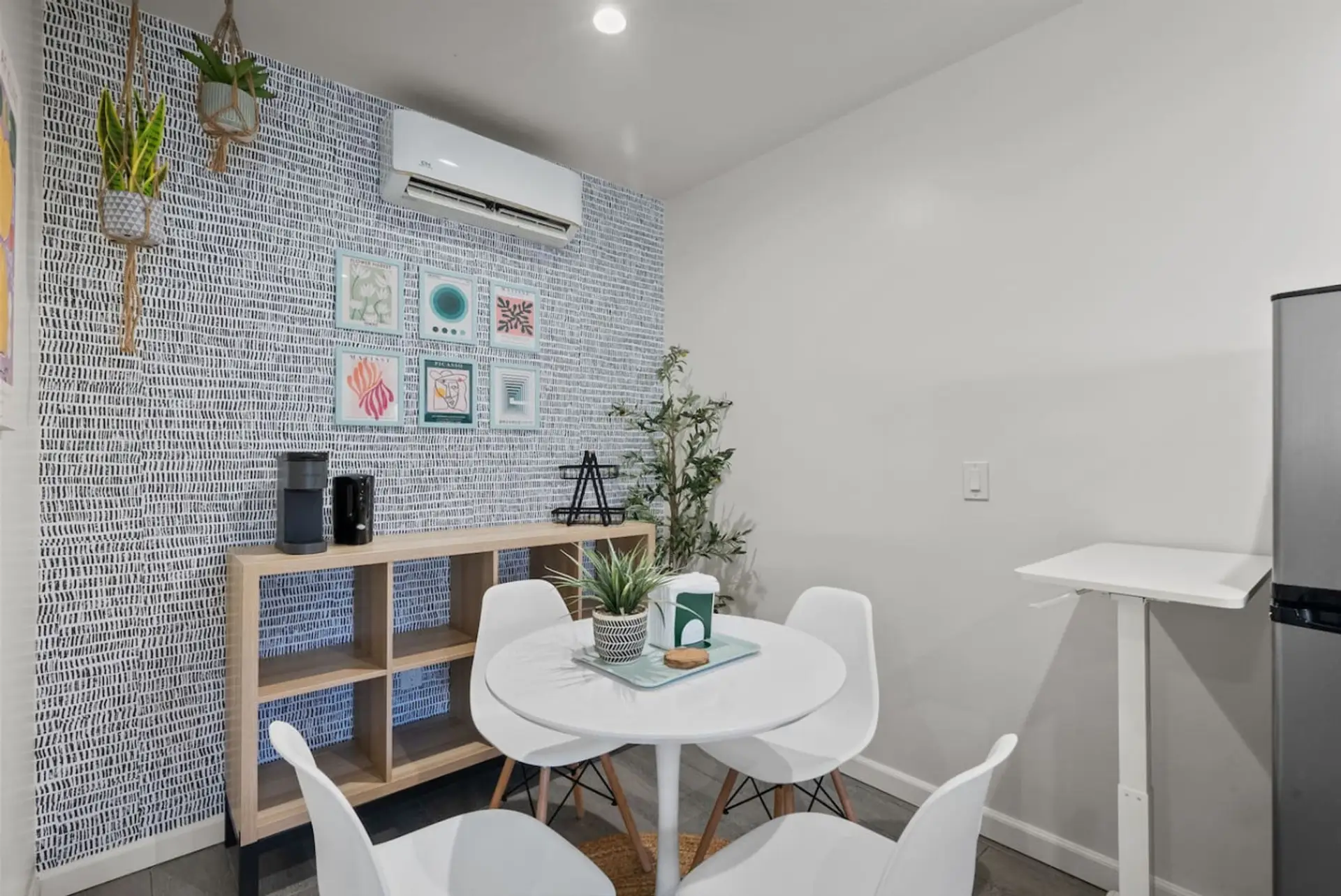 Gather around this cozy table for snacks and stories