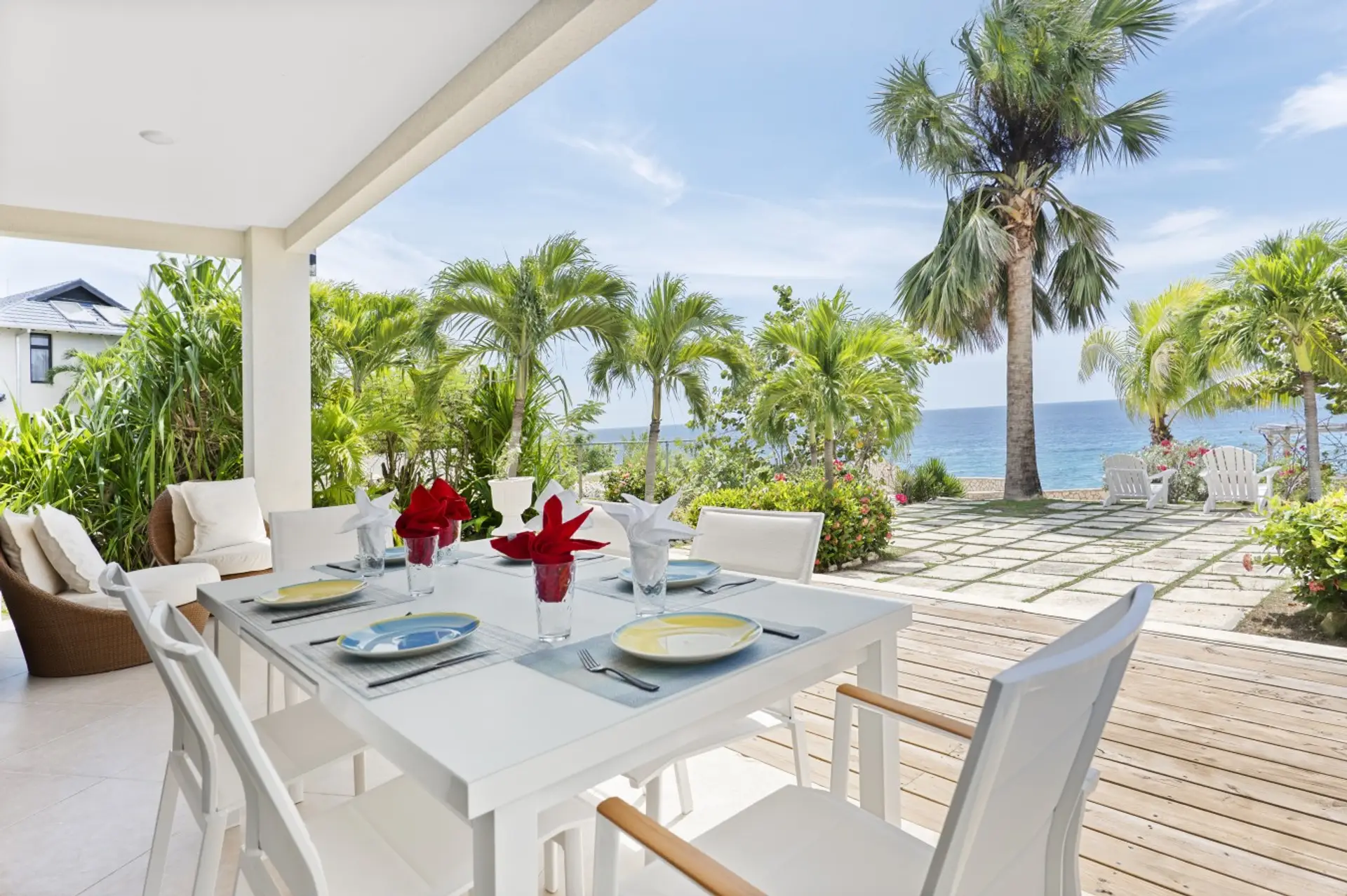 Outside dining