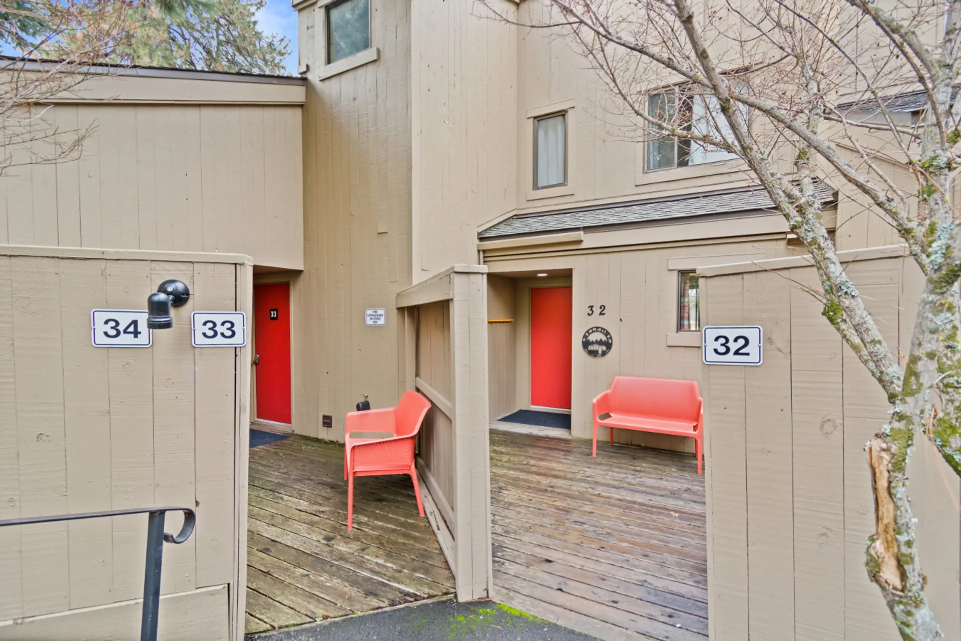 All three connected units are included: Main Condo #32 plus two private studio suites.