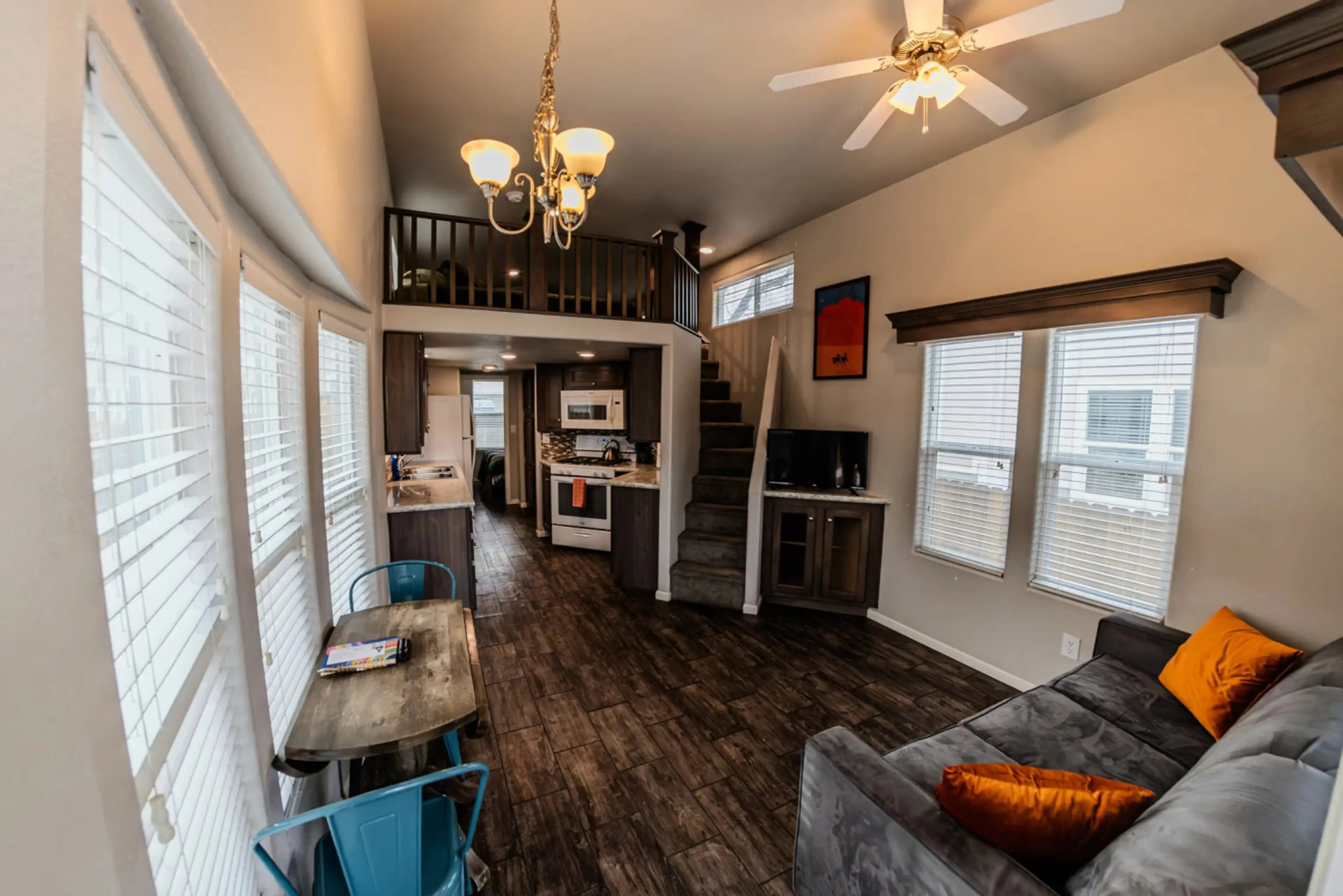 Cozy living at Moab Rim Cabin in Moab, UT