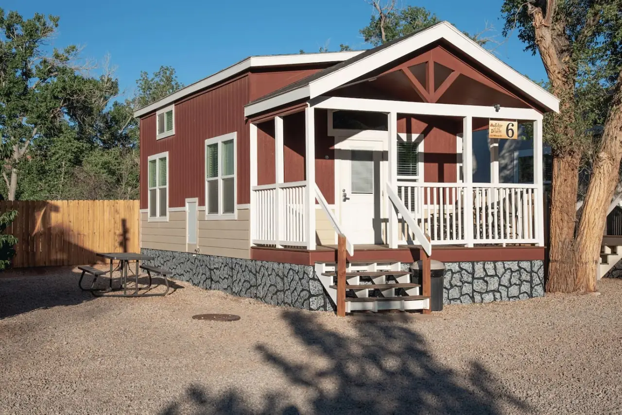 Castle Valley Cabin #06 exterior at Edge of the Desert Inn, Moab