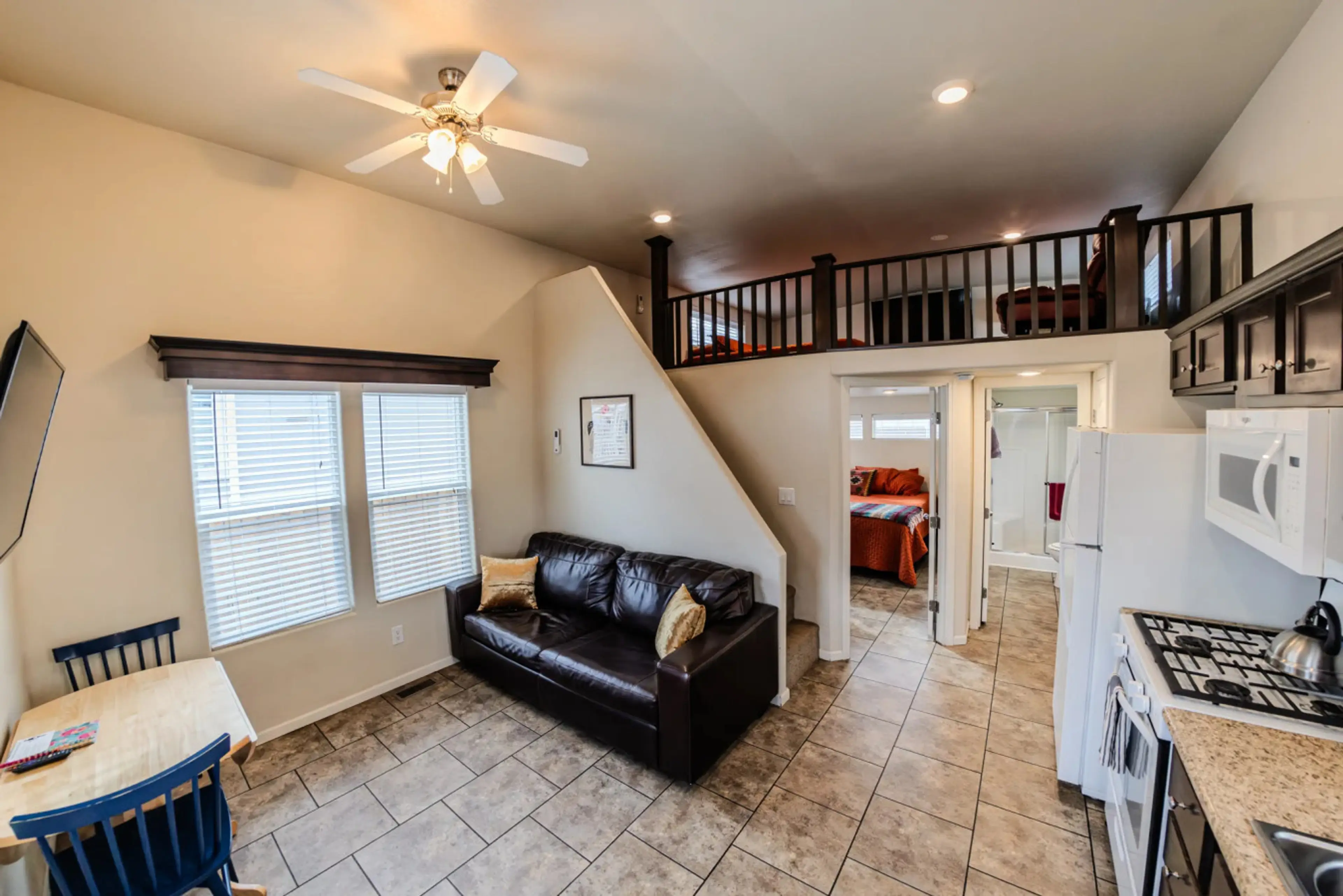 Cozy living at Portal Overlook Cabin in Moab, UT