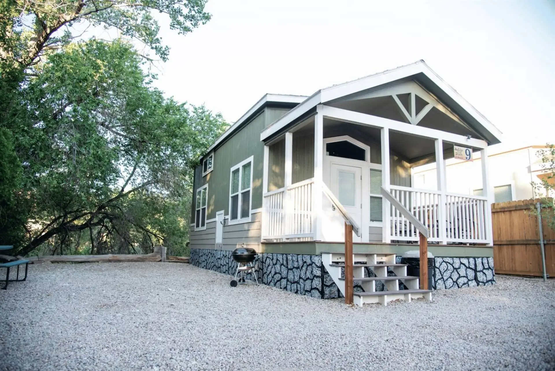 Exterior of Sand Flats Cabin at Edge of the Desert in Moab