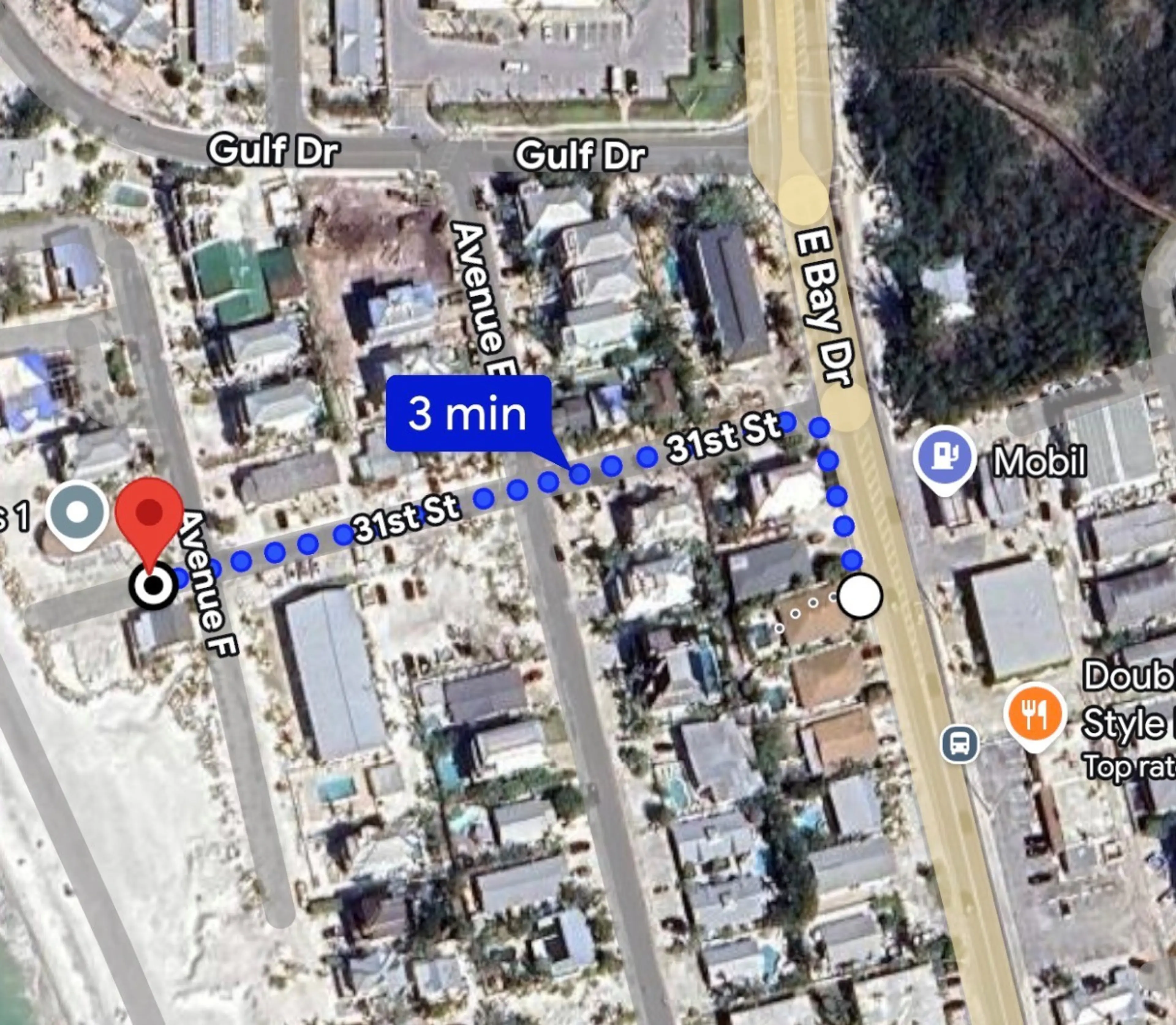 Walk to beach access