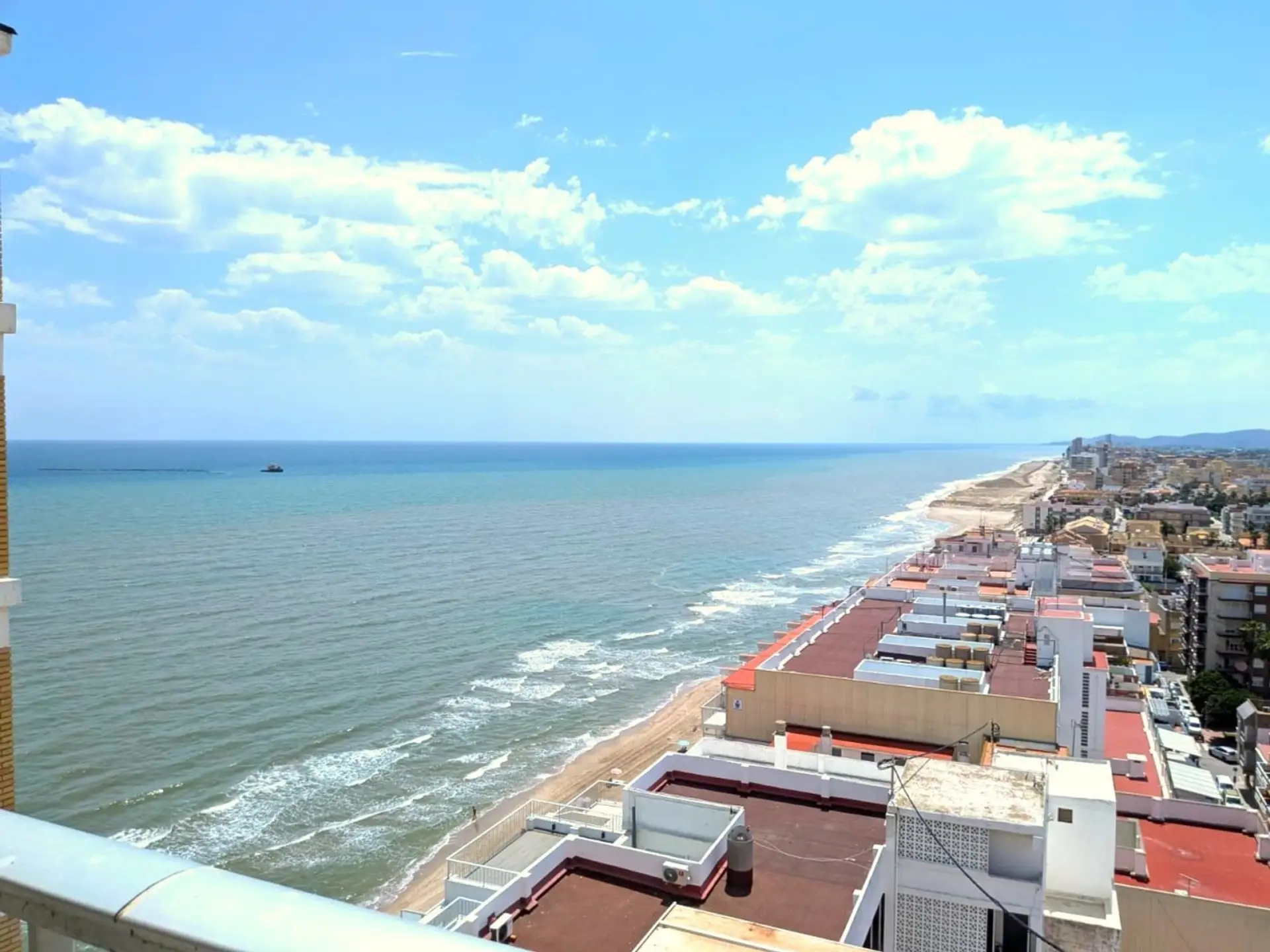 Terraza con vistas al mar