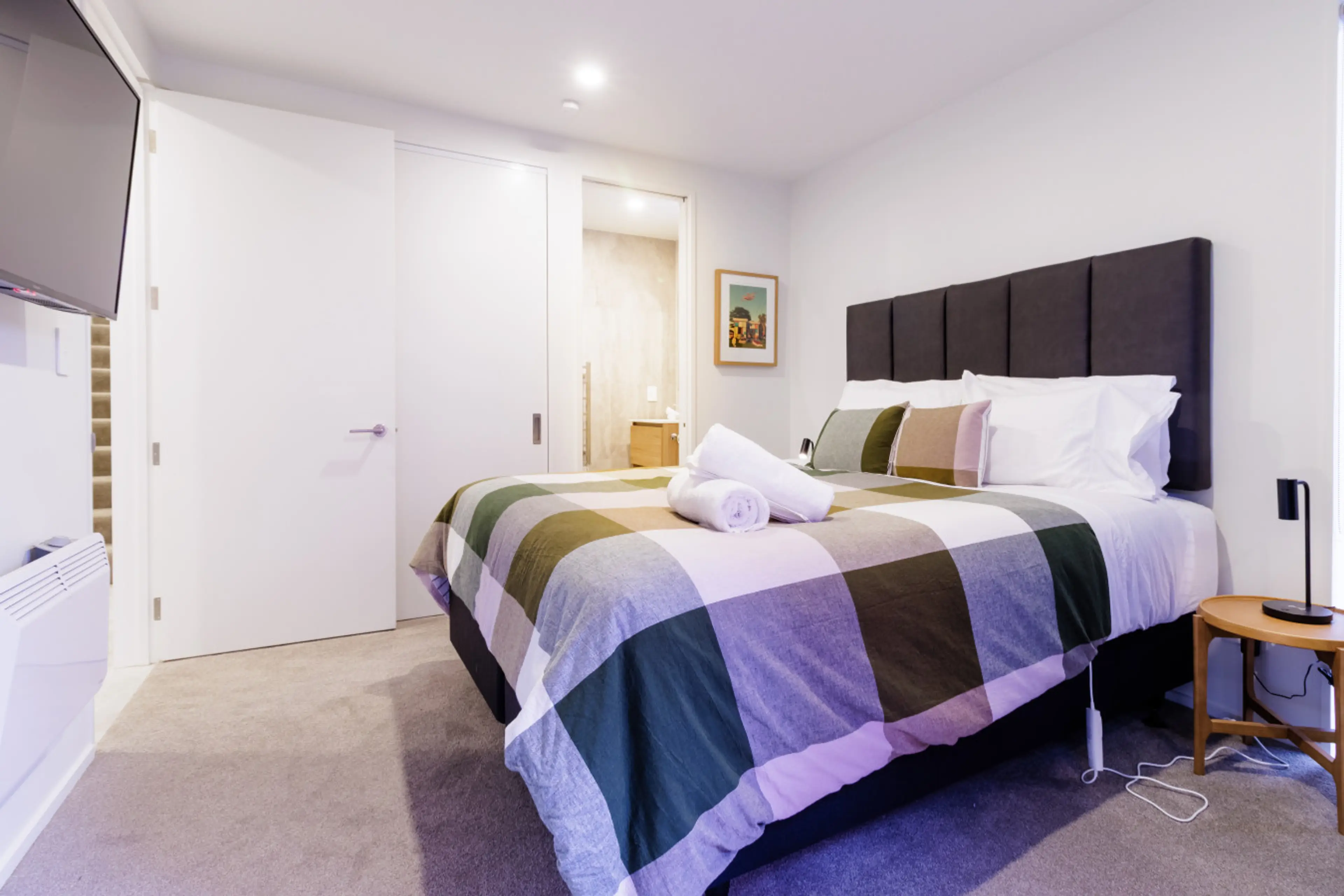 Elegant king bedroom designed for a comfortable and relaxing stay.
