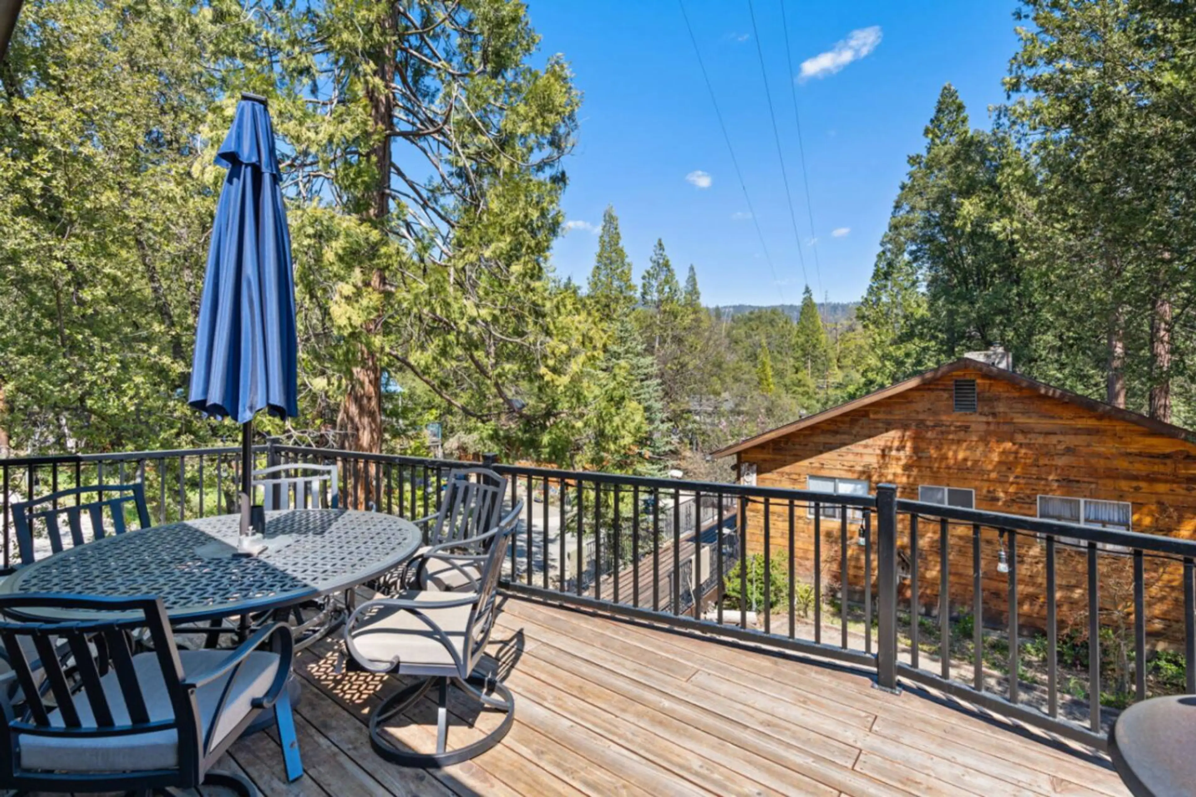 Great views from the deck