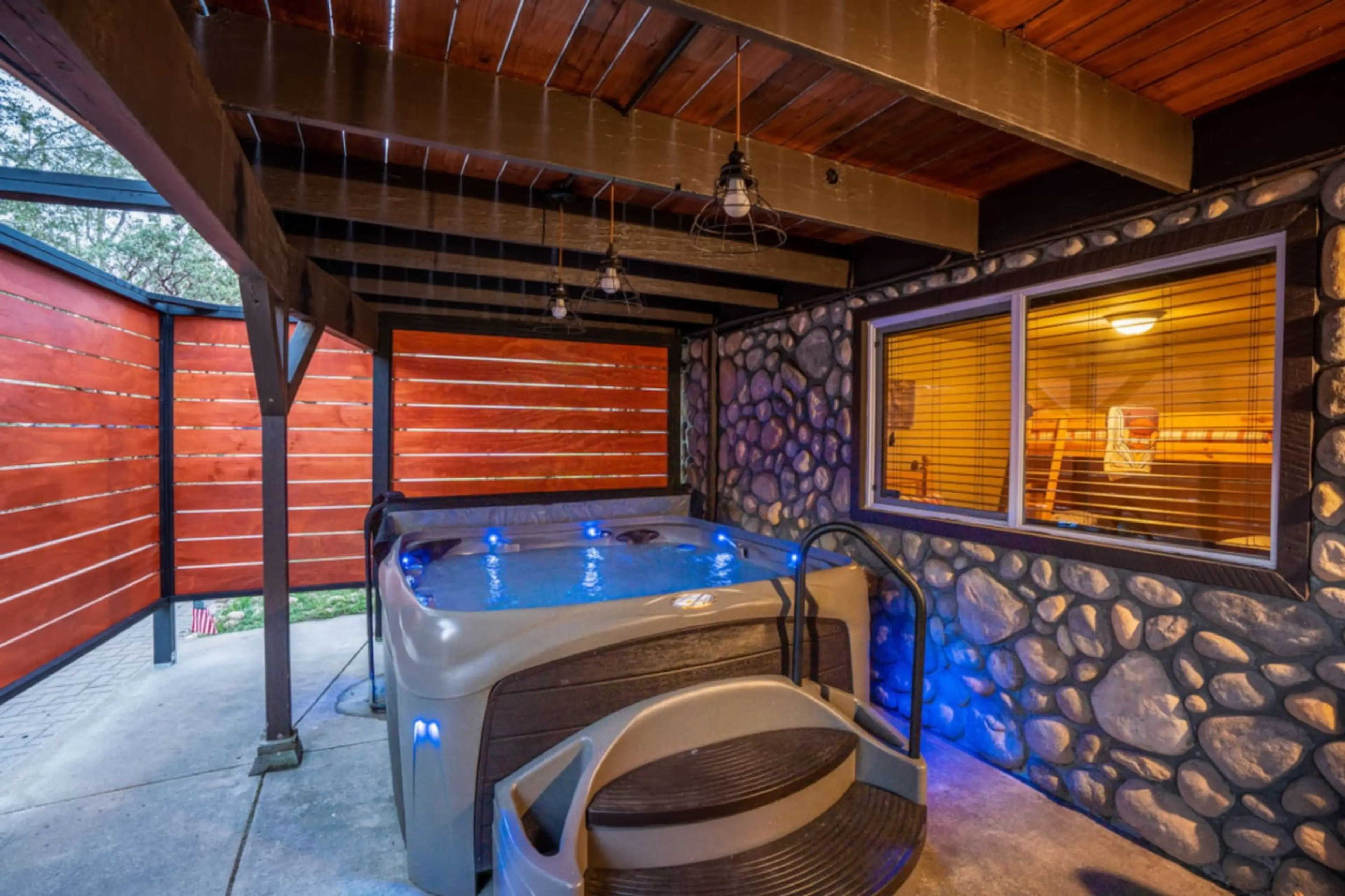 Relaxing Hot Tub