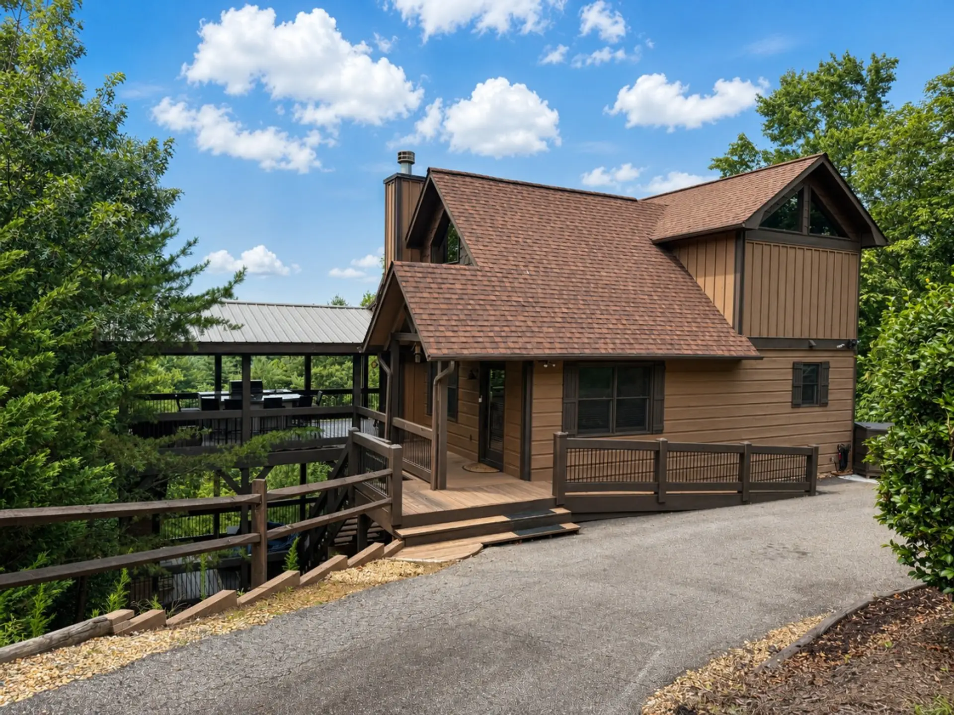Front of Cabin Day