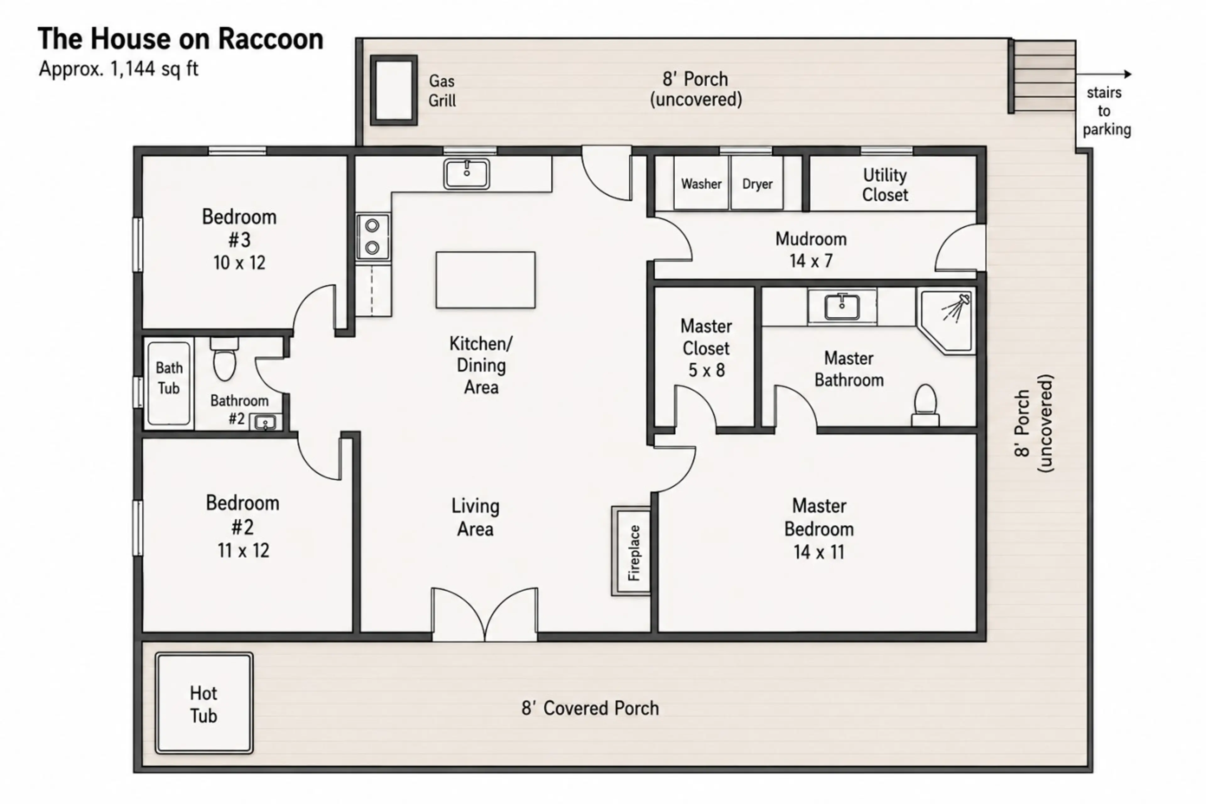 Raccoon Road Floorplan