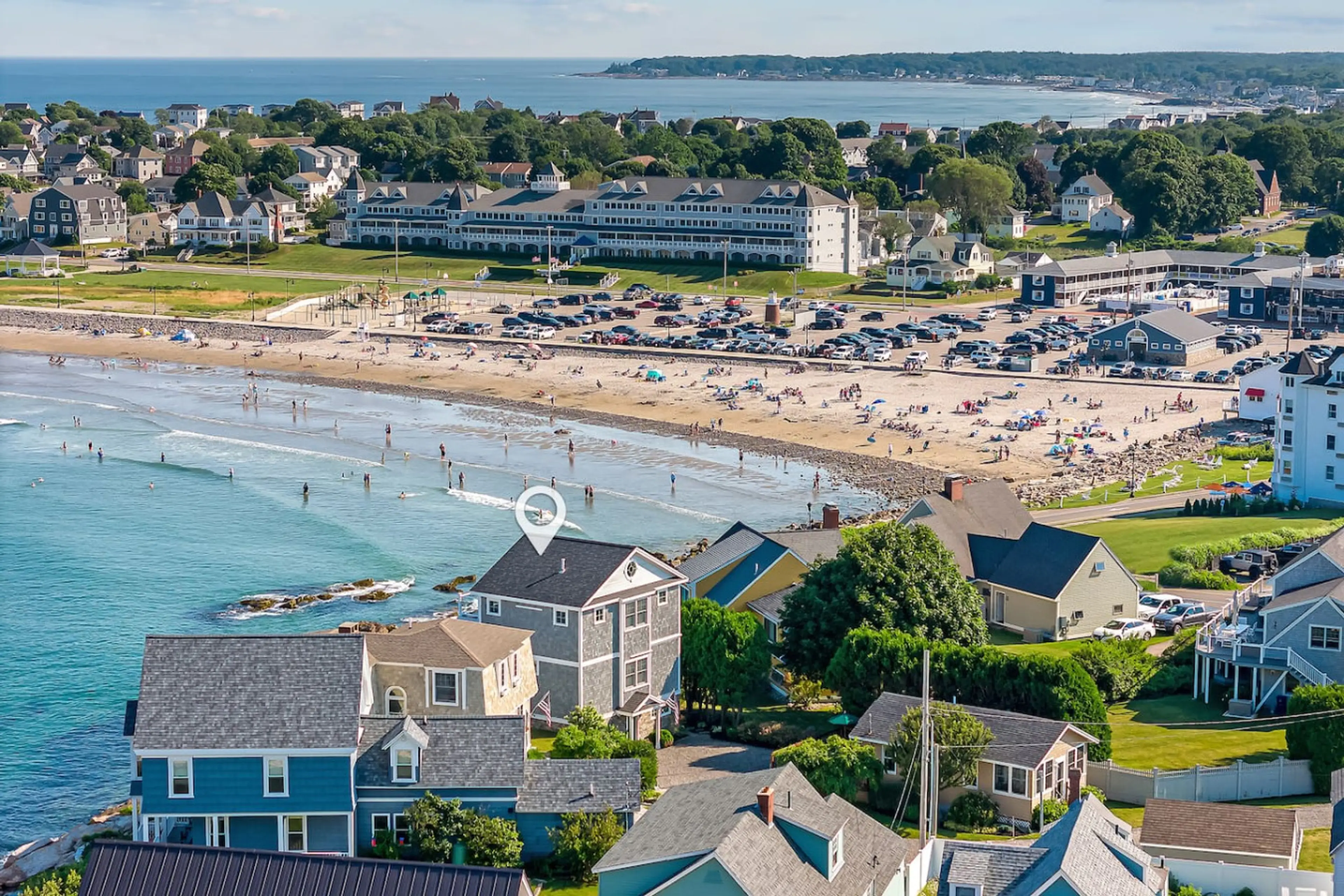 Arial Views Towards Short Sands Beach