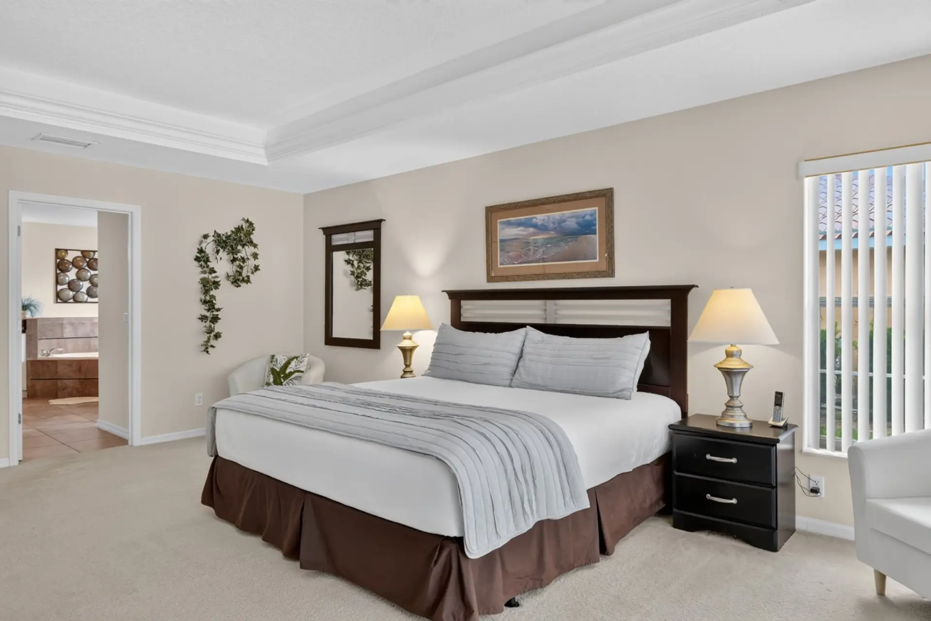 Primary Bedroom with King bed