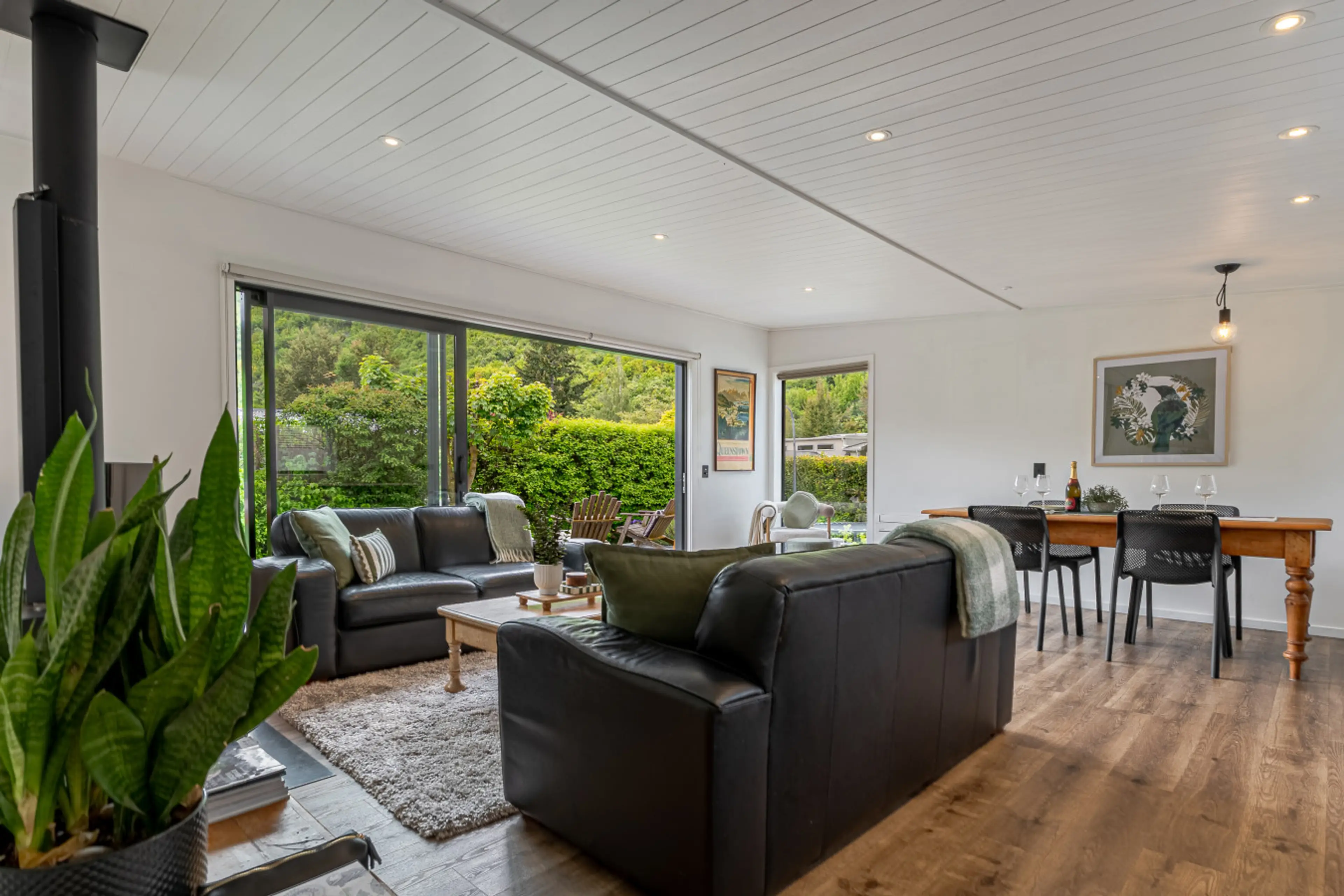 Open plan living area with plenty of natural light
