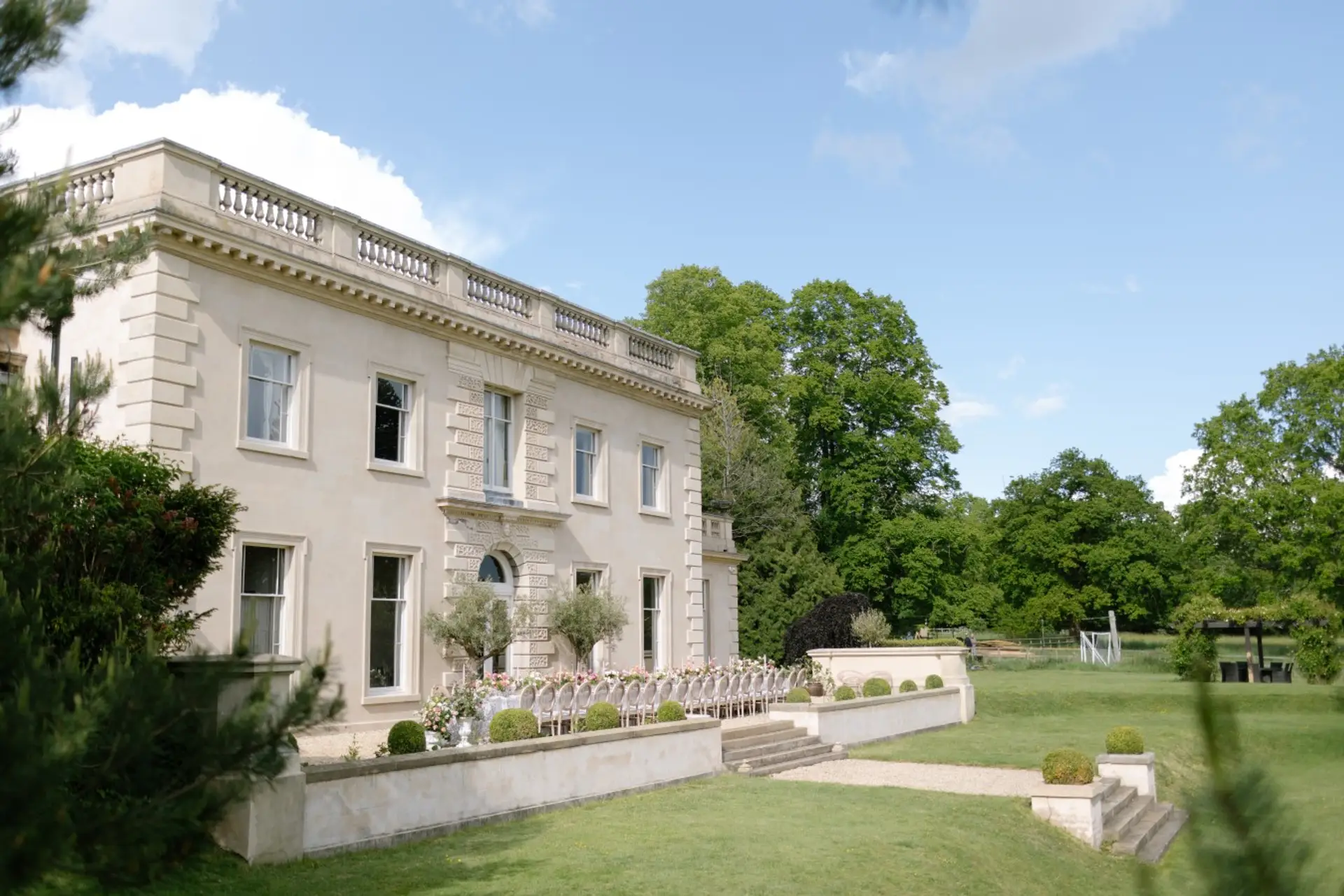 Eleanor Hall terrace and garden