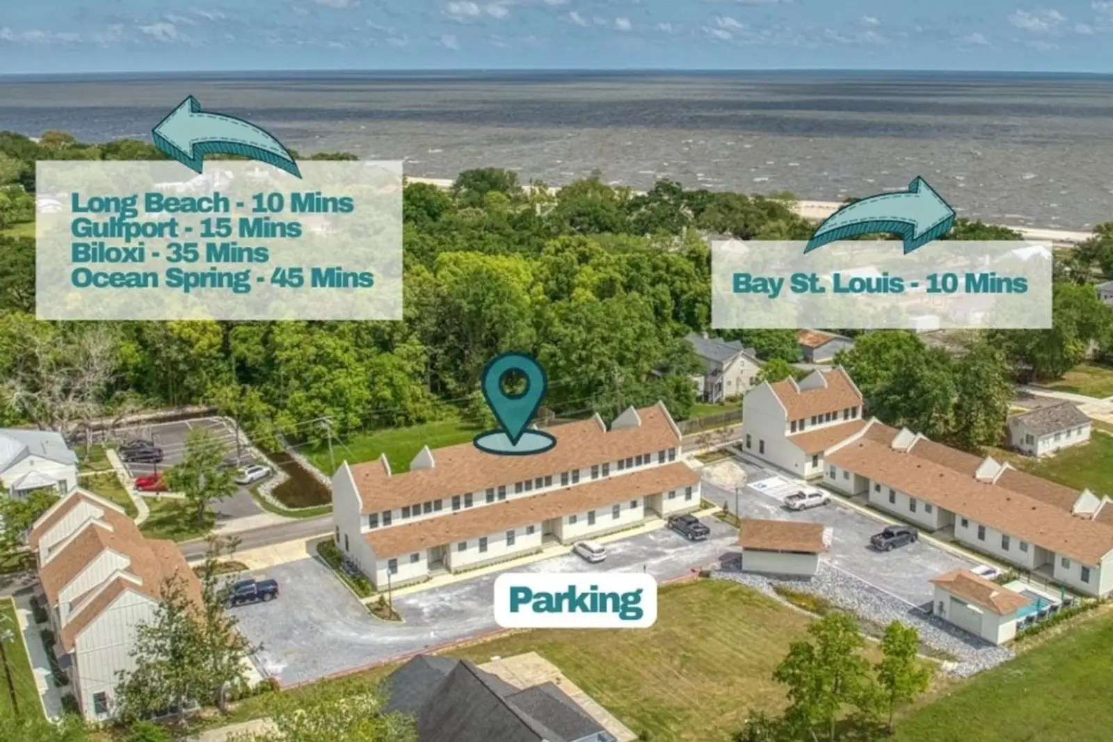 Indigo Landing #12 - Steps to Beach, Pool, Fast WiFi vacation rental in Pass Christian, MS — photo 51
