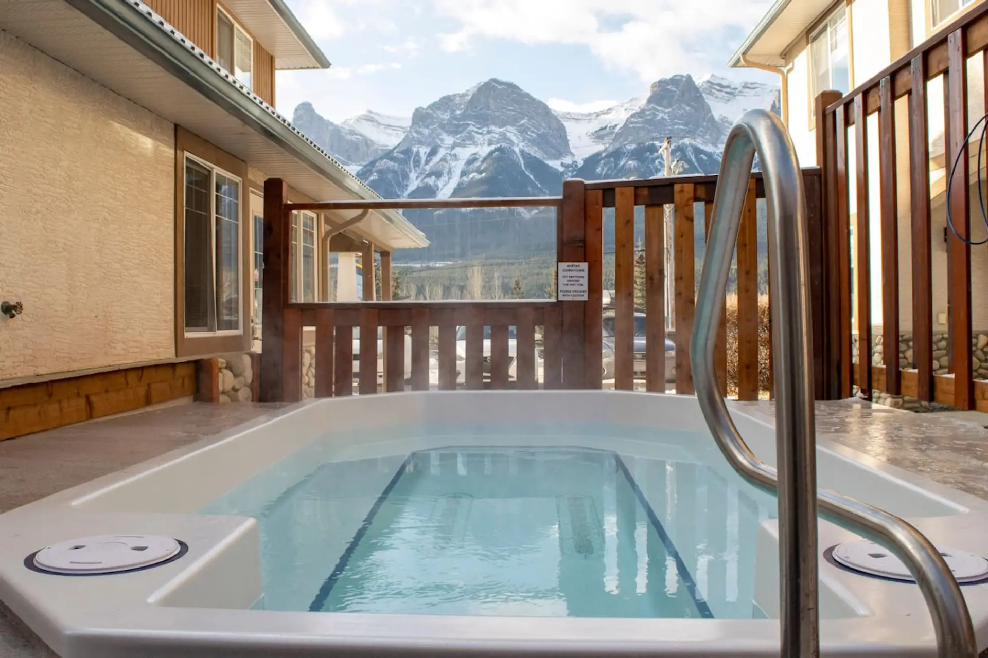 Shared hot tub