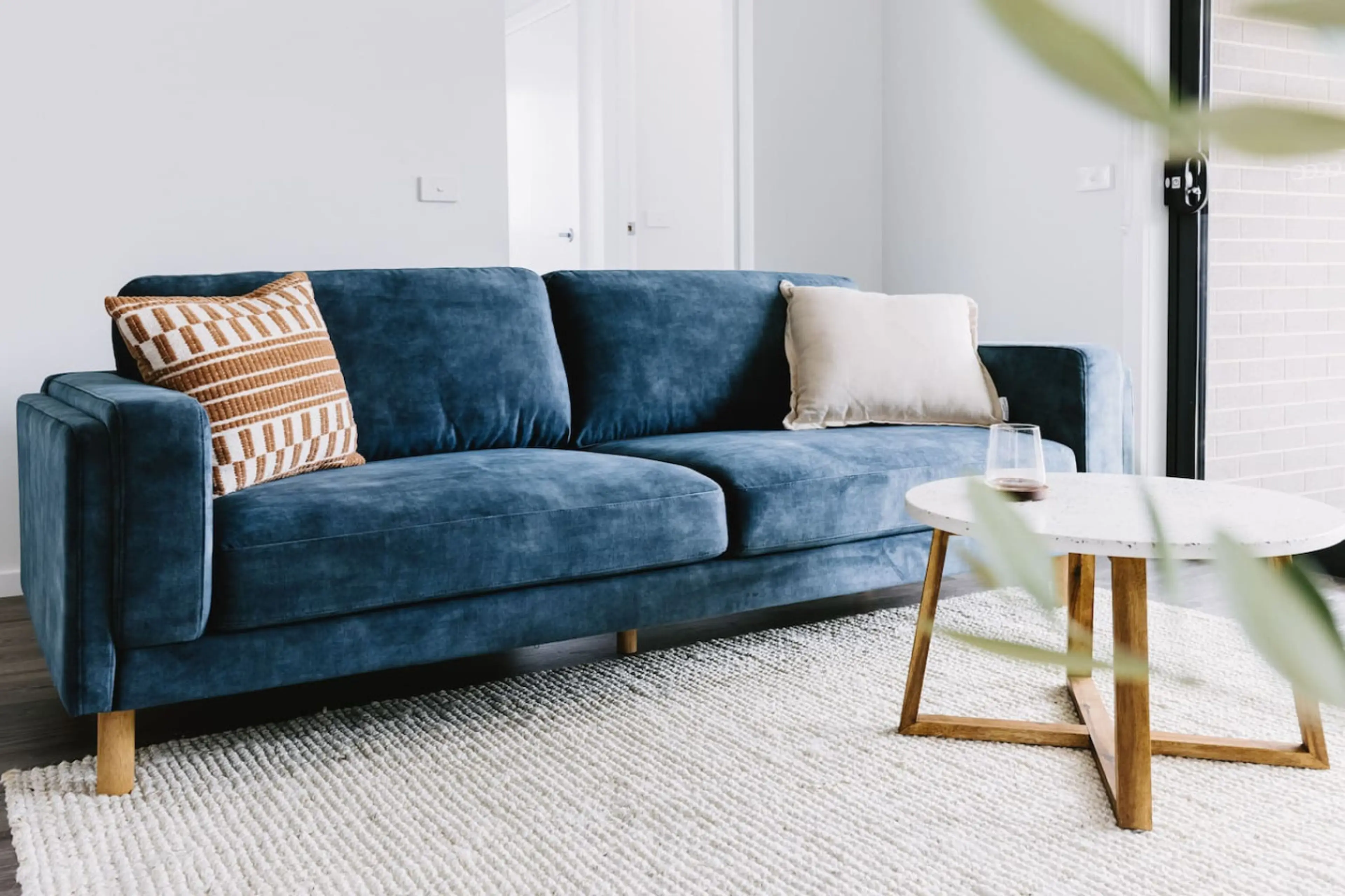 The living room is airconditioned and has a a large smart TV