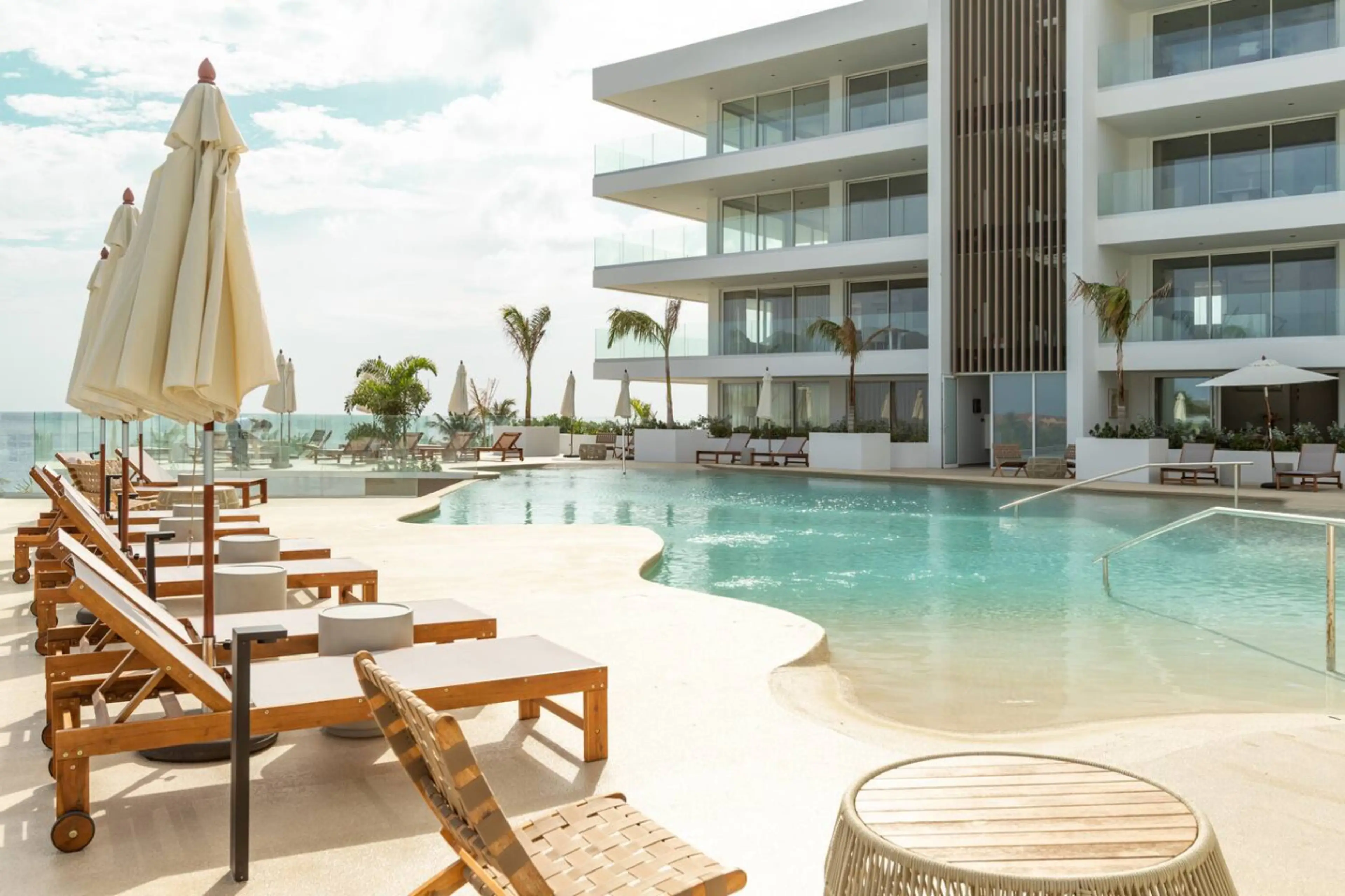 Shared swimming pool at One Mambo