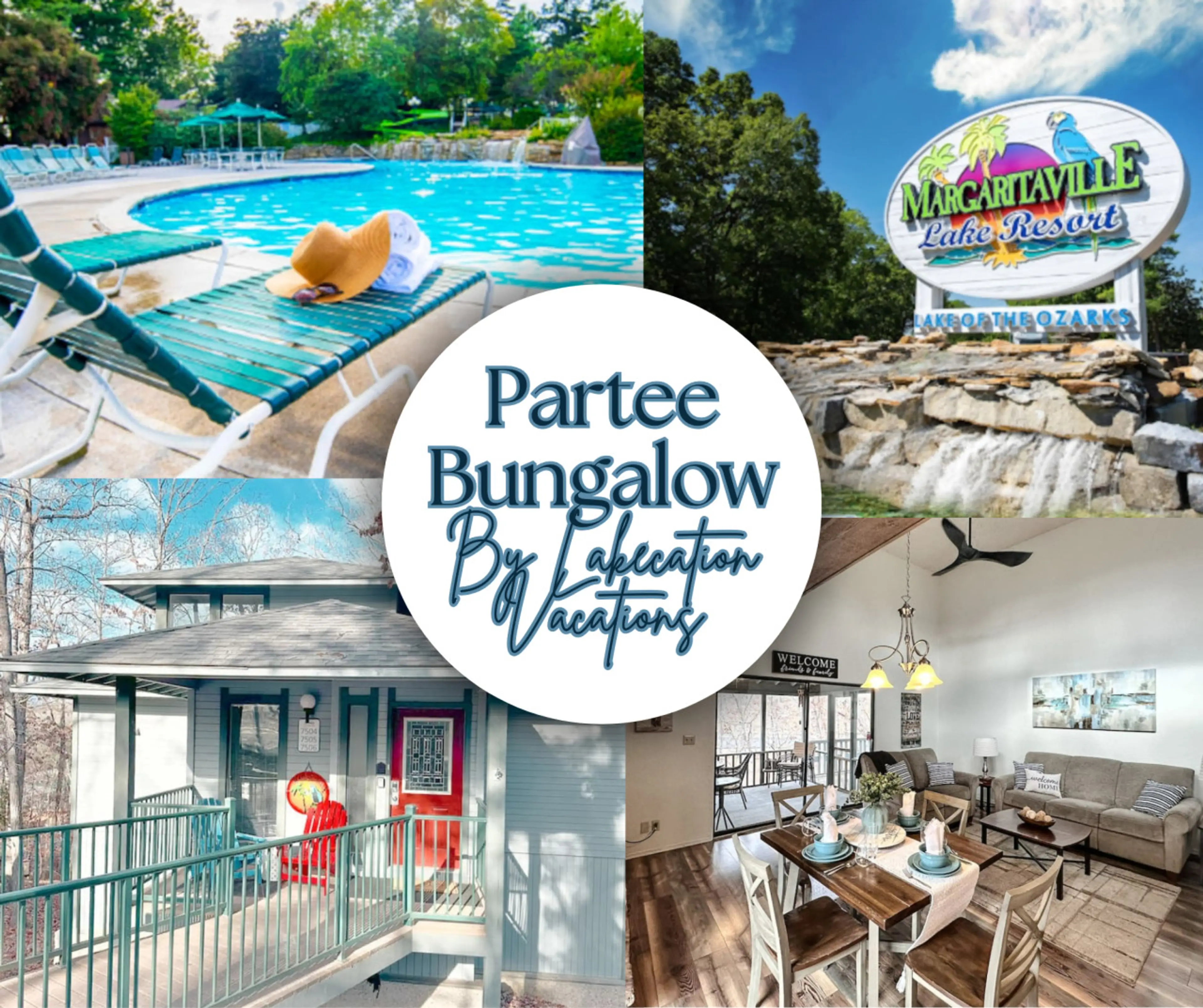 Partee Bungalow near Margaritaville with pool access and prime Lake of the Ozarks location