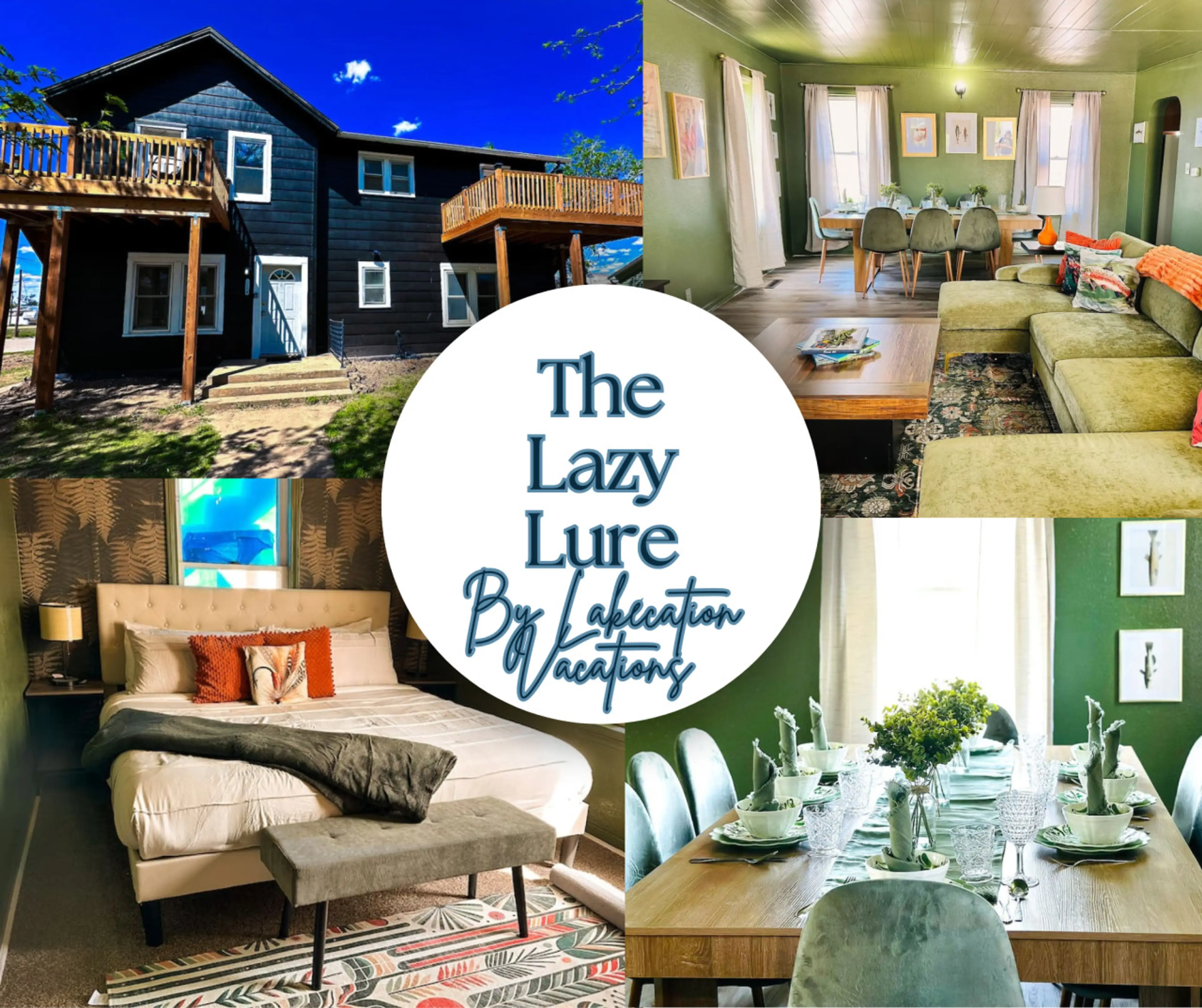 The Lazy Lure cozy lake retreat