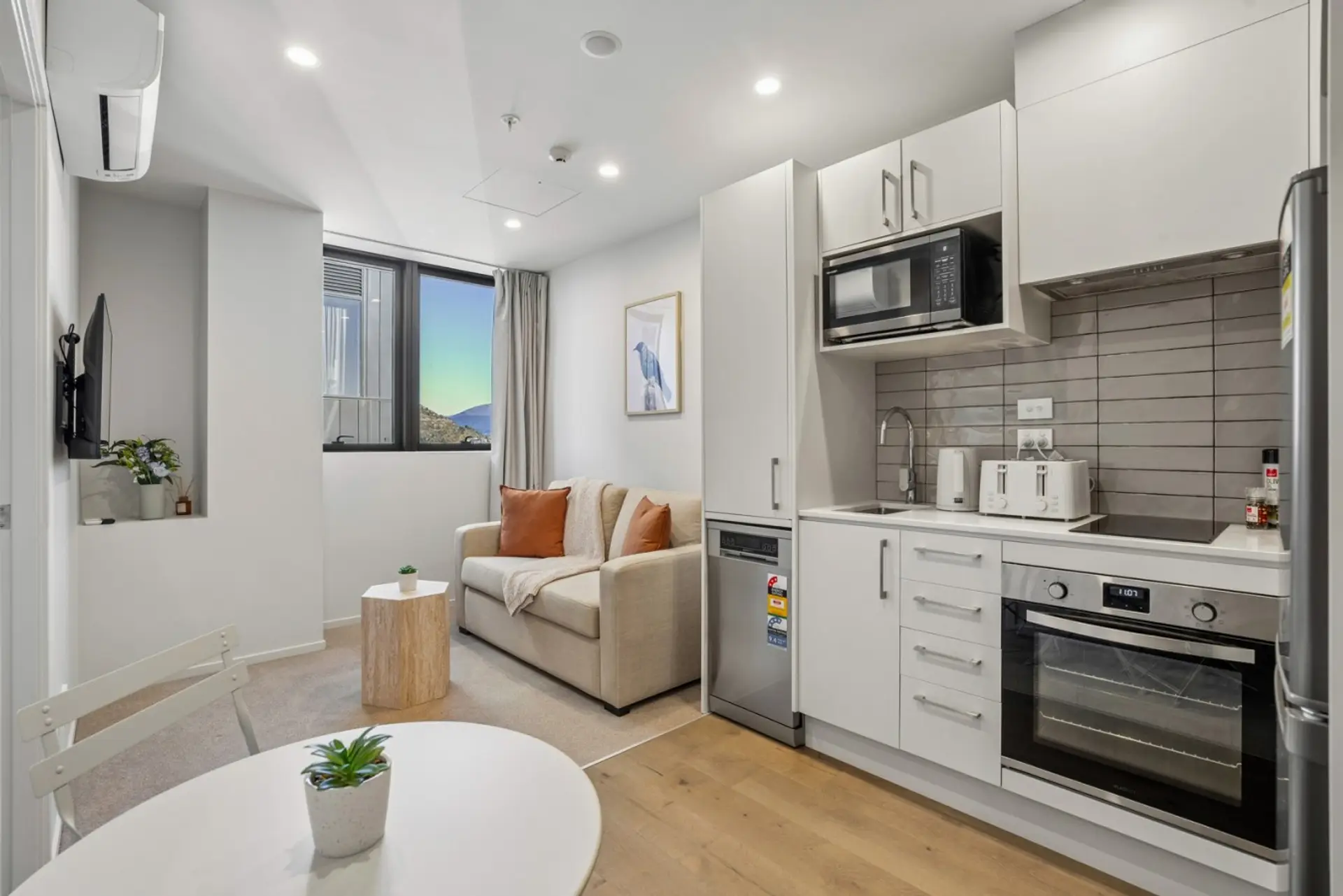Open plan kitchen