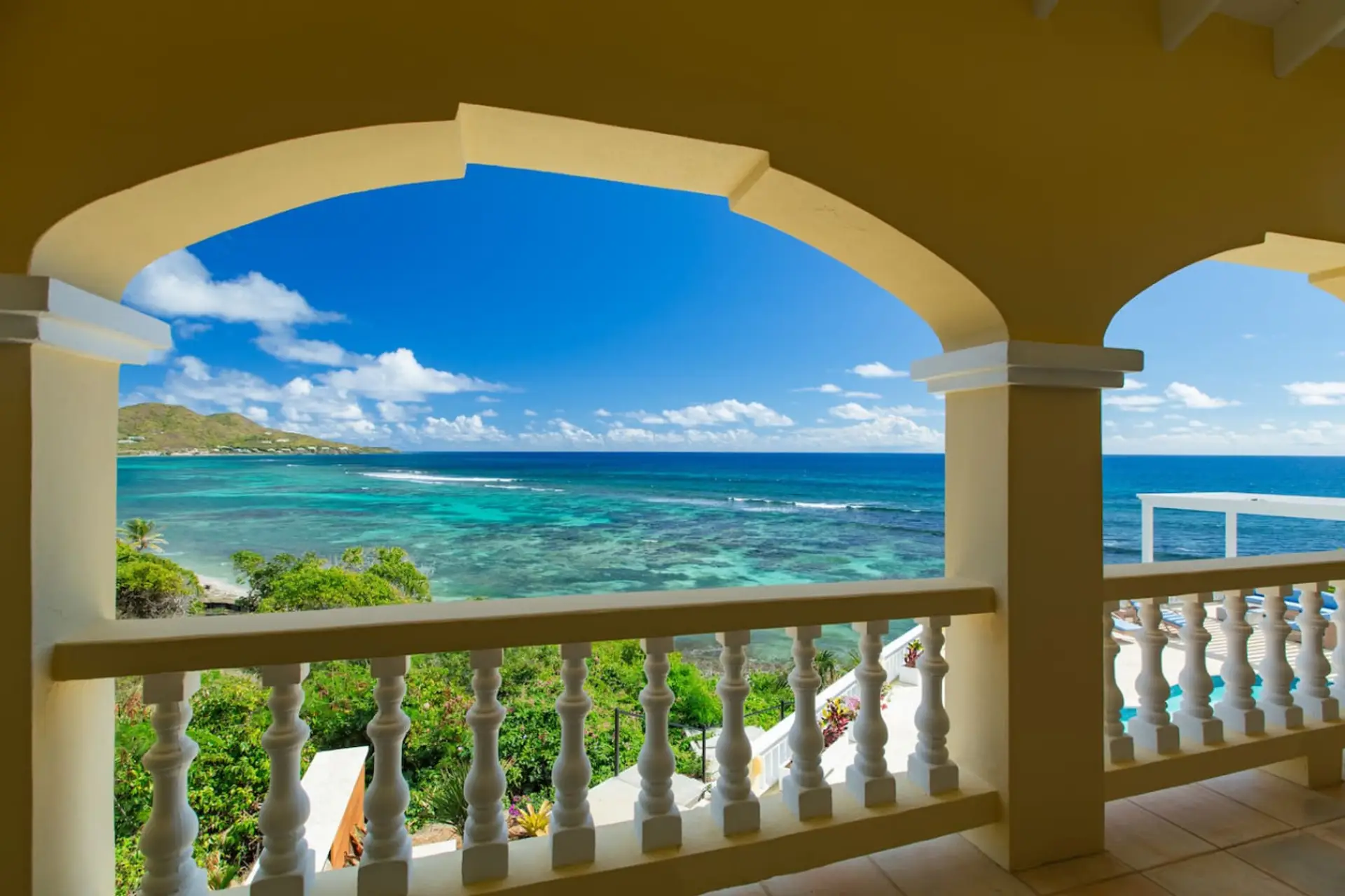 Upper patio view