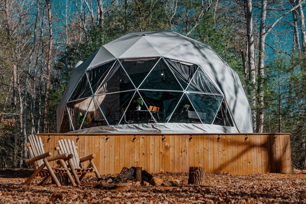 Glass Globe Bungalow at Traphill