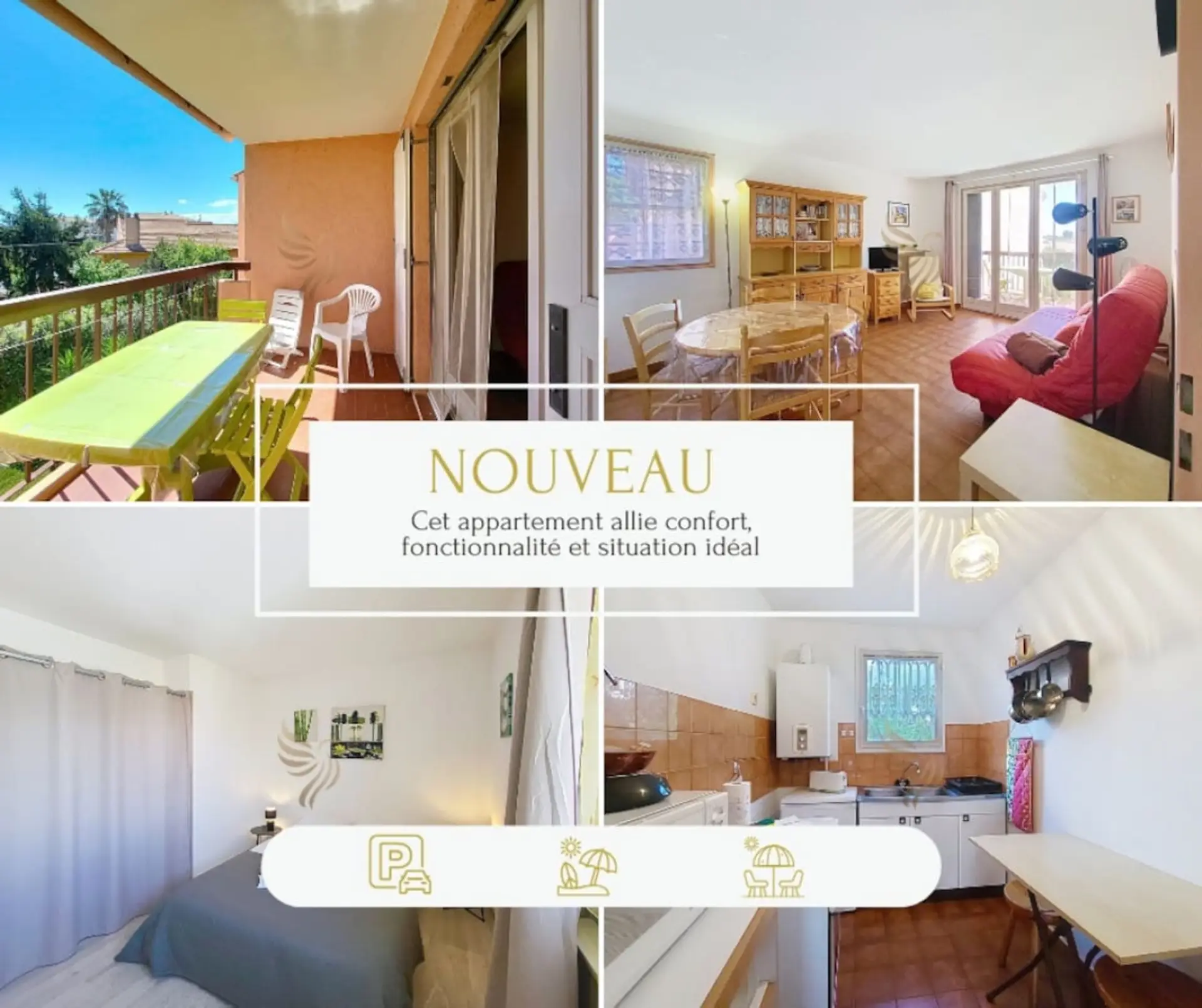 Cet appartement allie confort, fonctionnalité et situation idéal.