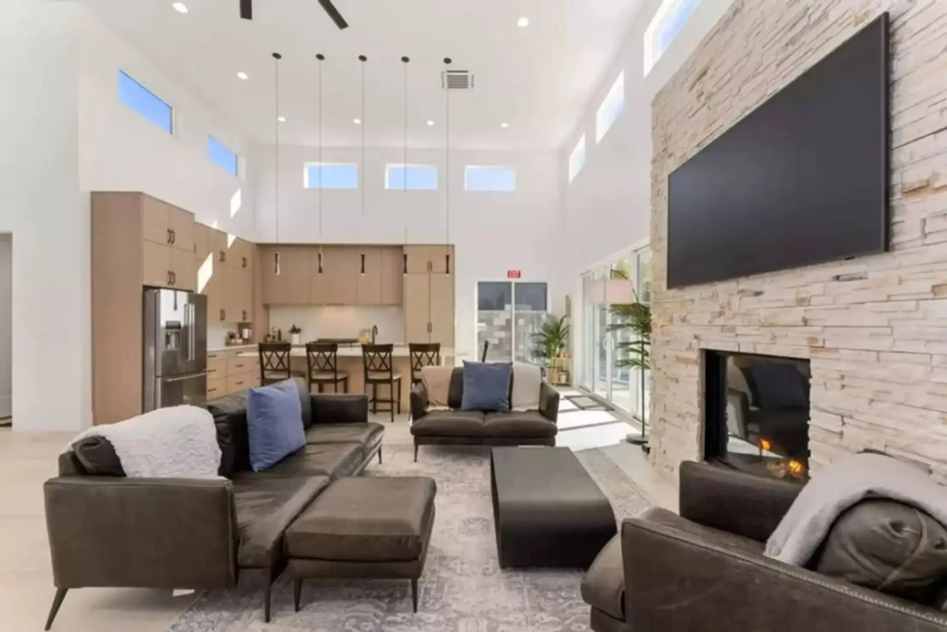 Living Room and Kitchen