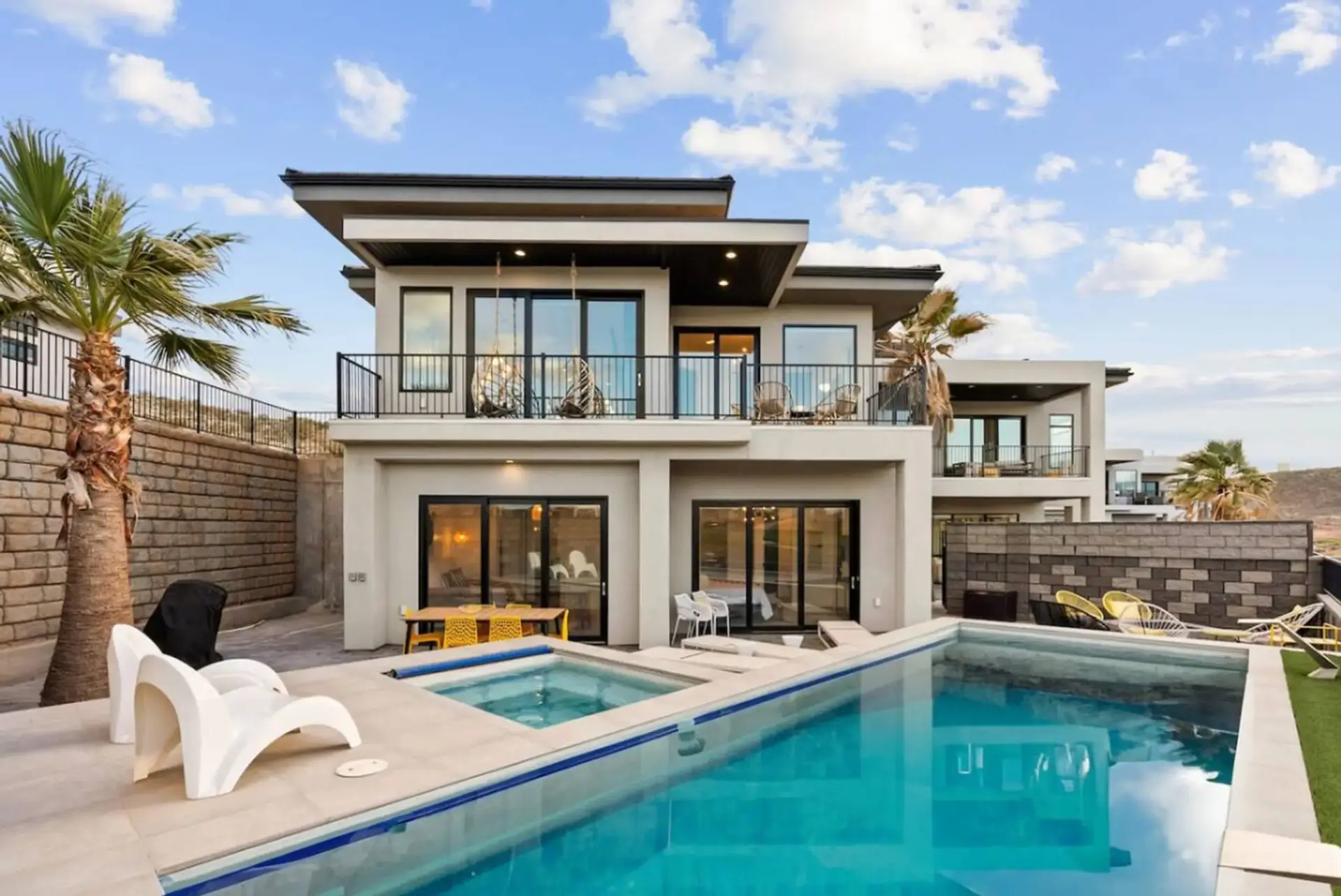 Backyard View of the Home