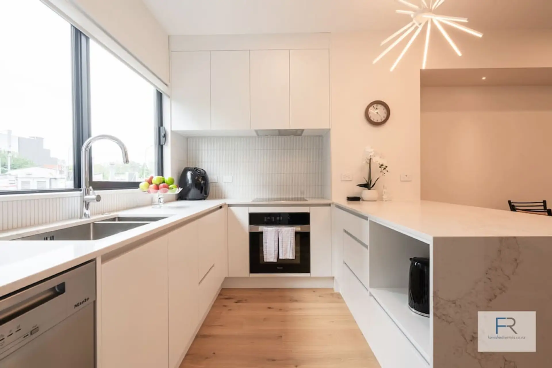 Modern fully equipped kitchen