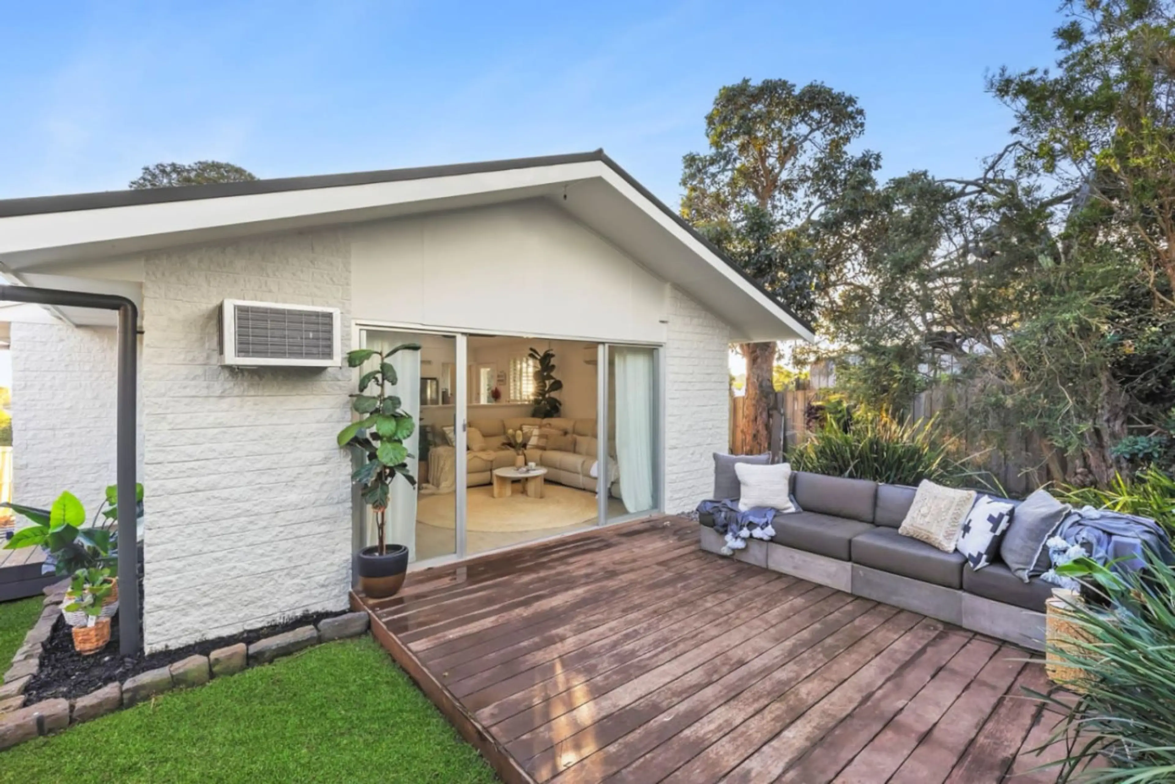 Private timber deck and lush garden — your outdoor escape.