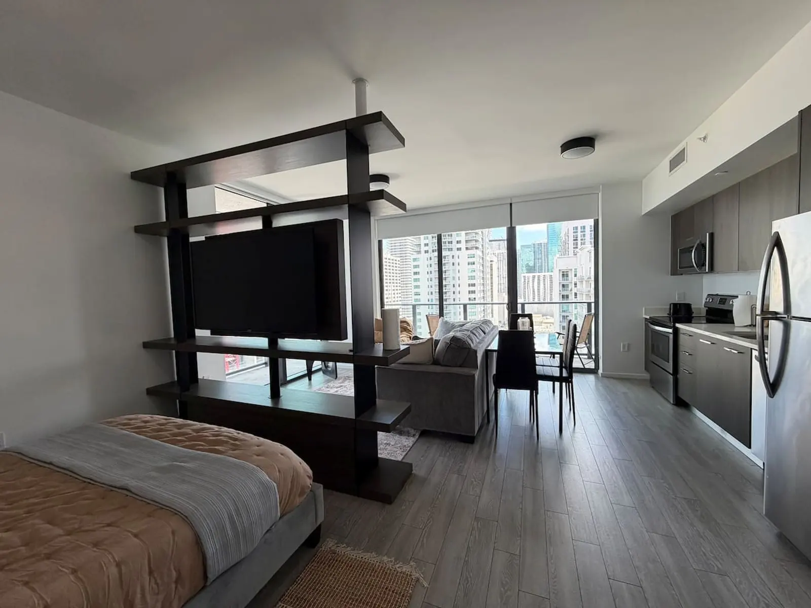 Ocean View Studio — Living space