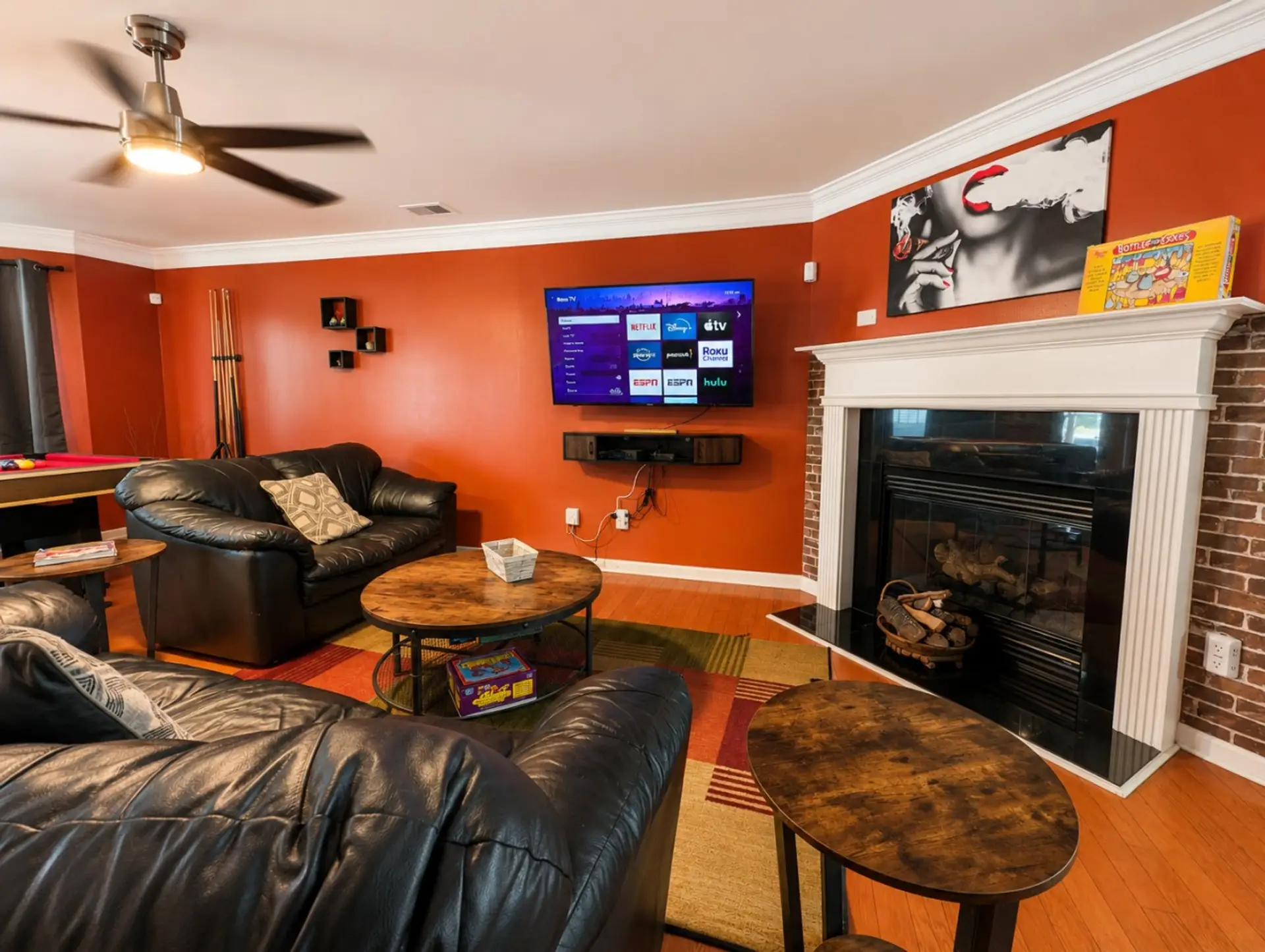 Your spacious Atlanta home base — Three bedrooms give families and groups plenty of room to settle in.