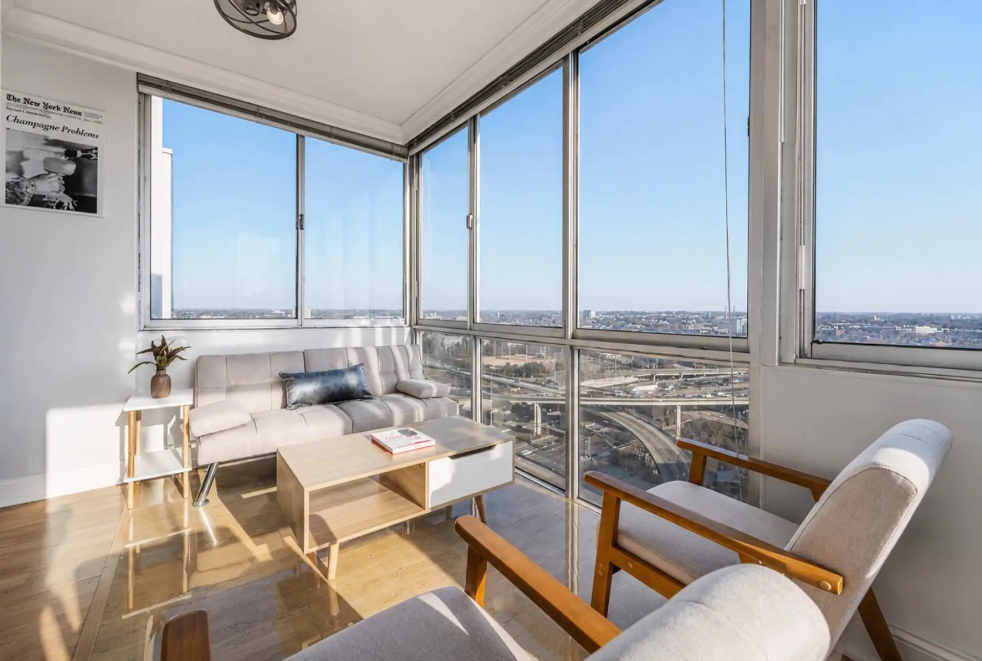 Your Atlanta skyline backdrop — Enjoy impressive Downtown views without leaving the comfort of the living room.