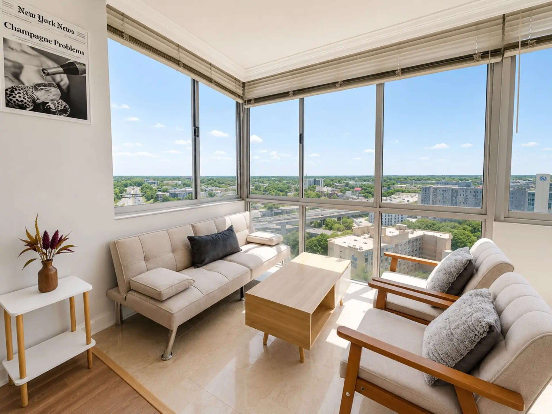 Wake up to sweeping Downtown Atlanta skyline views from this high-floor penthouse.