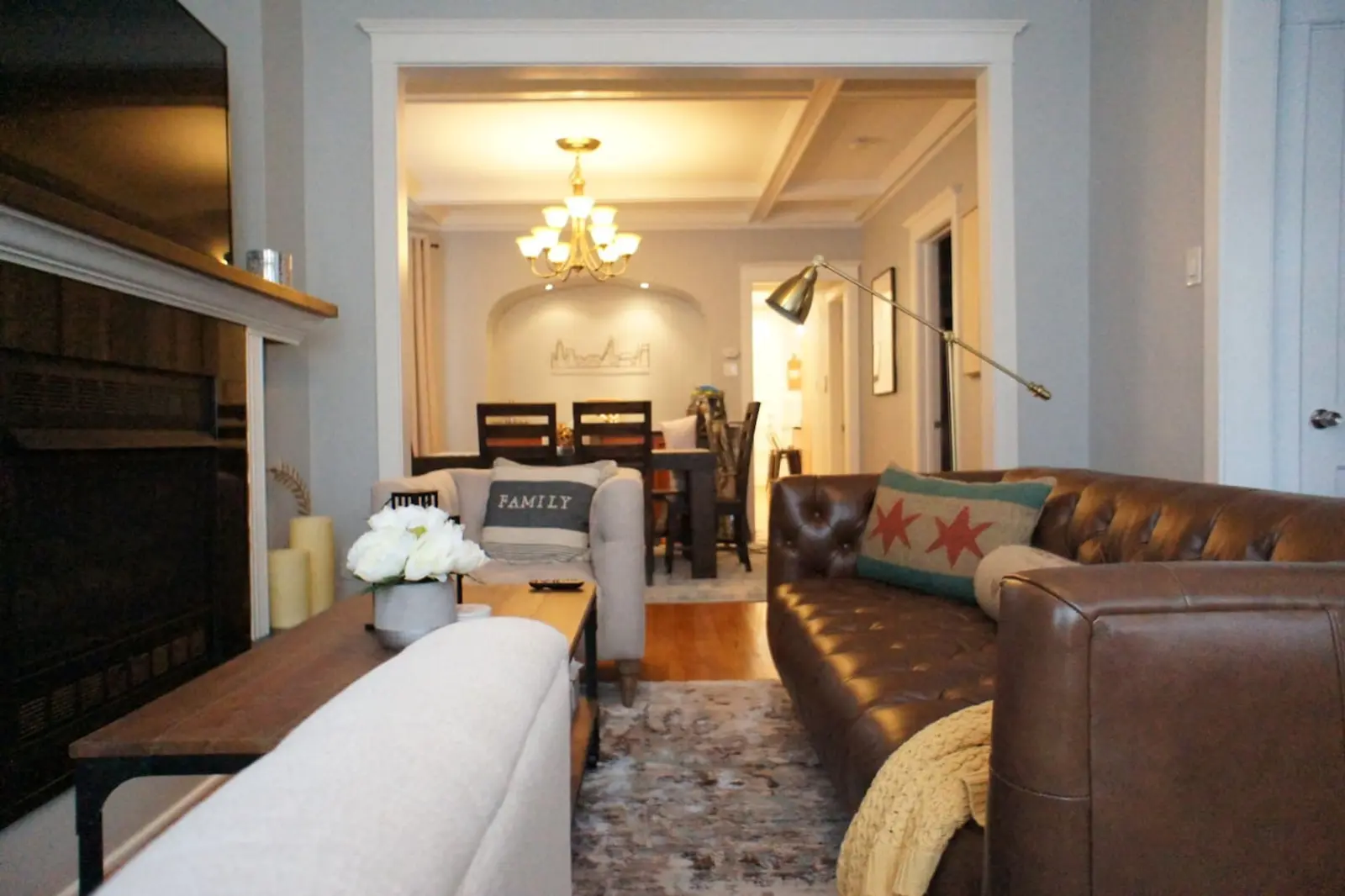 Inside the Lincoln Square duplex
