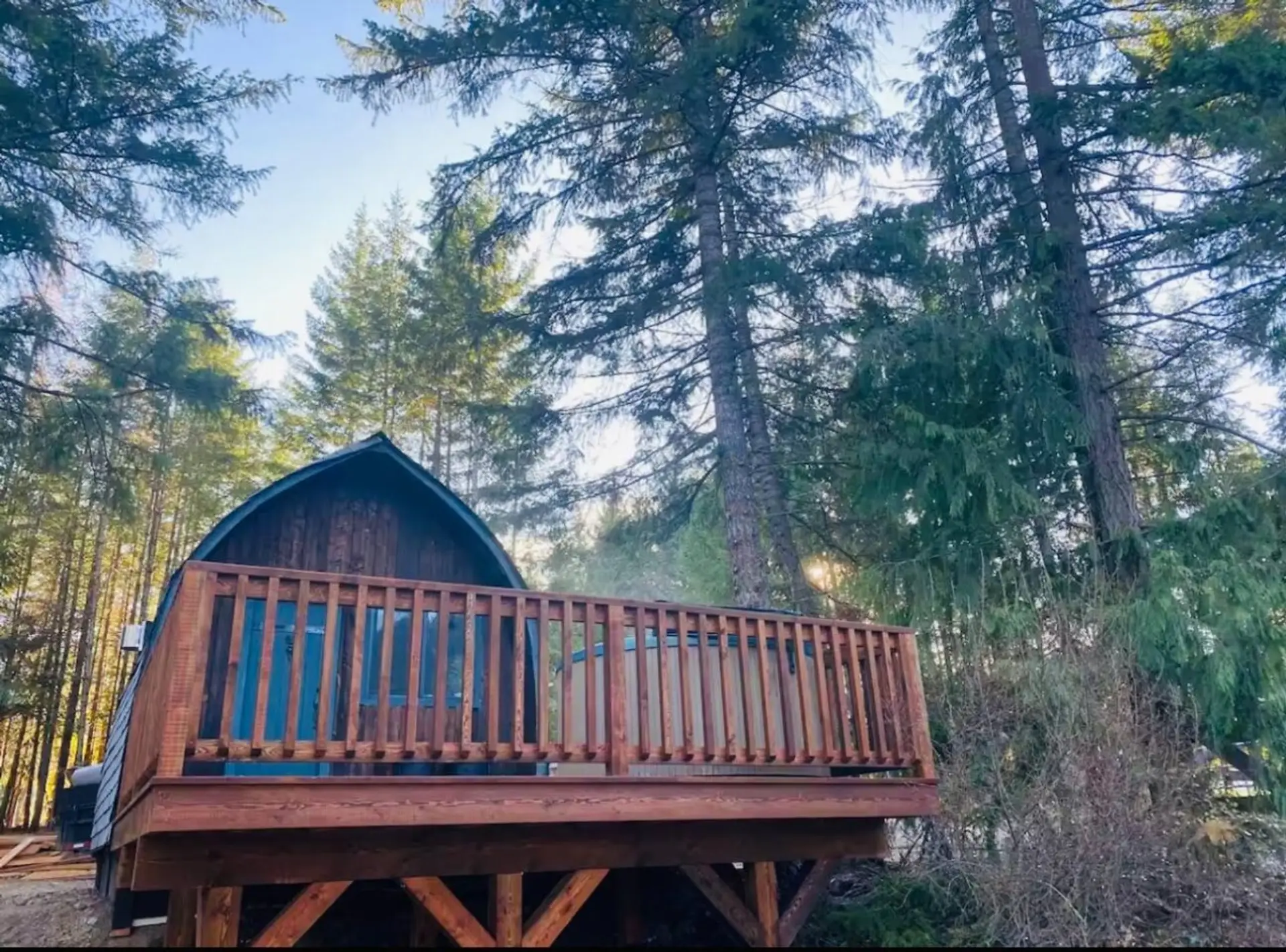 Outdoor Retreat: Enjoy evenings under the stars on a spacious deck with a relaxing hot tub!