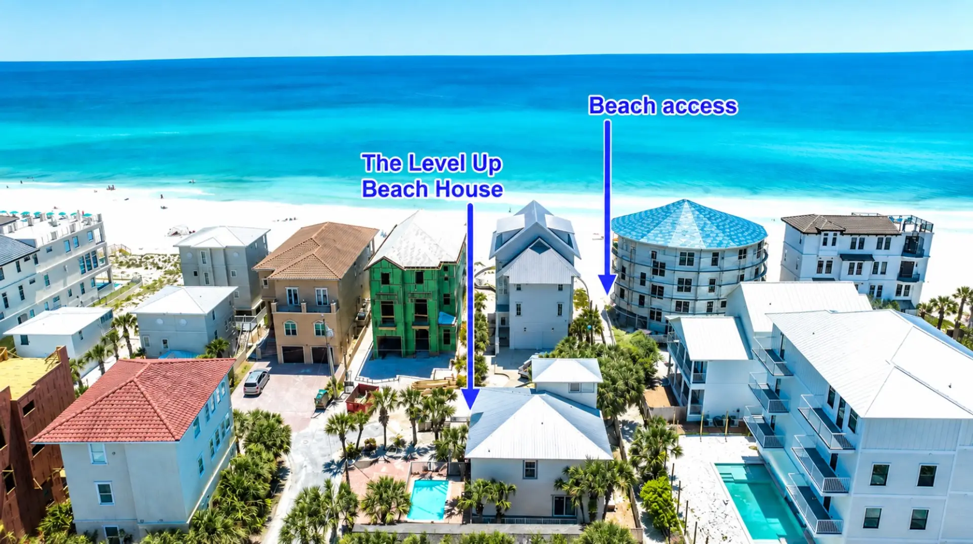 Just steps from the sugar-white sands of Miramar Beach with convenient private beach access.