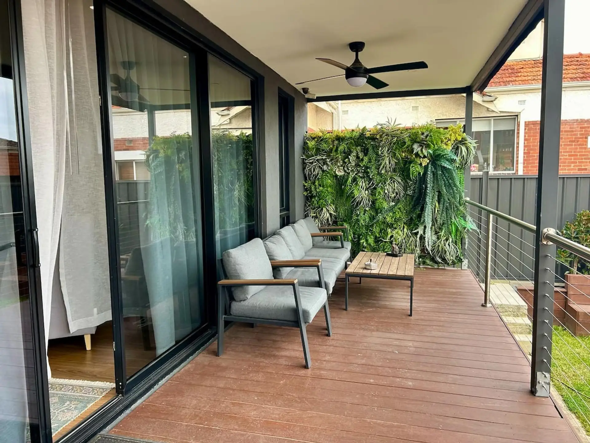 Patio to rest on.