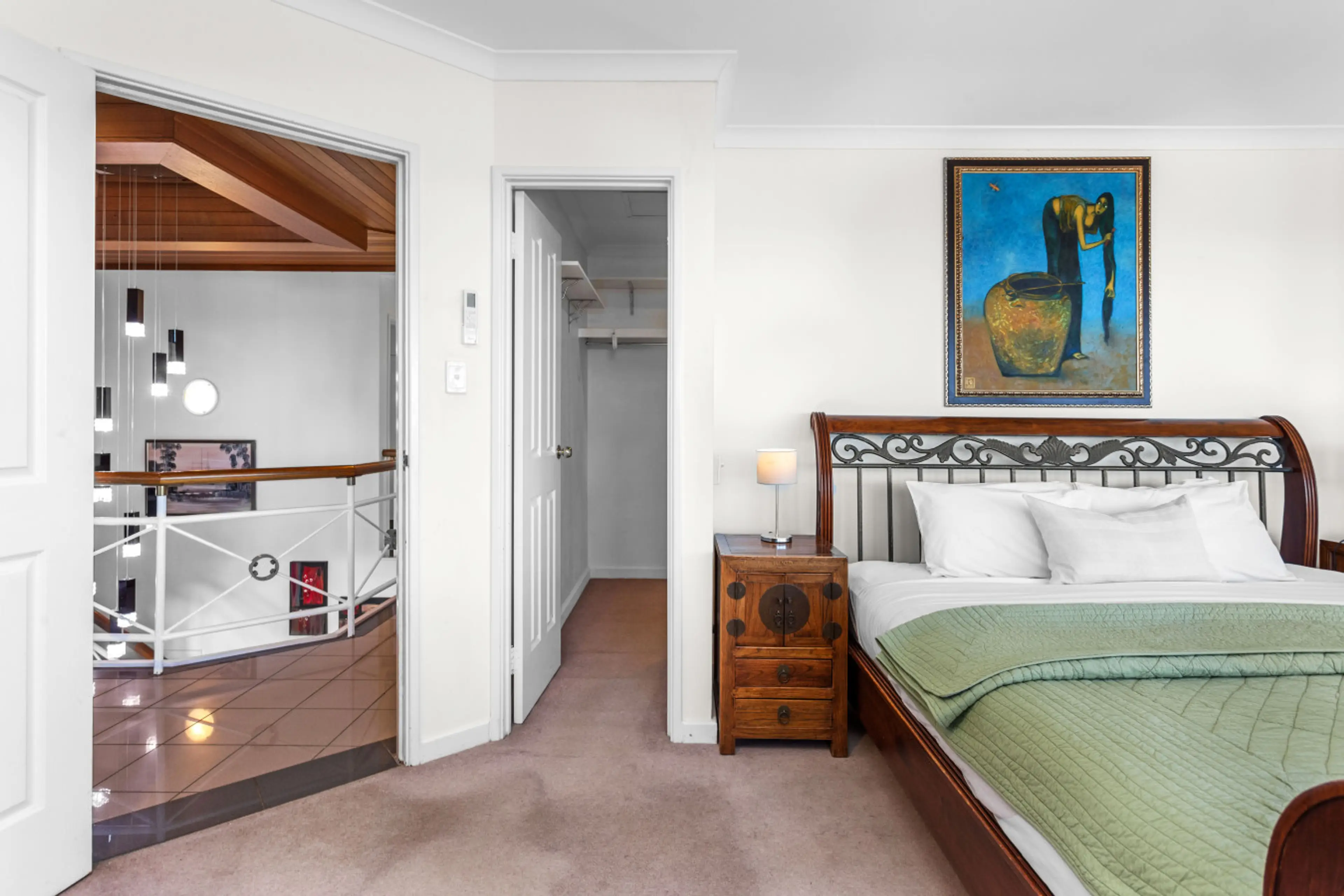 Master suite with sea views