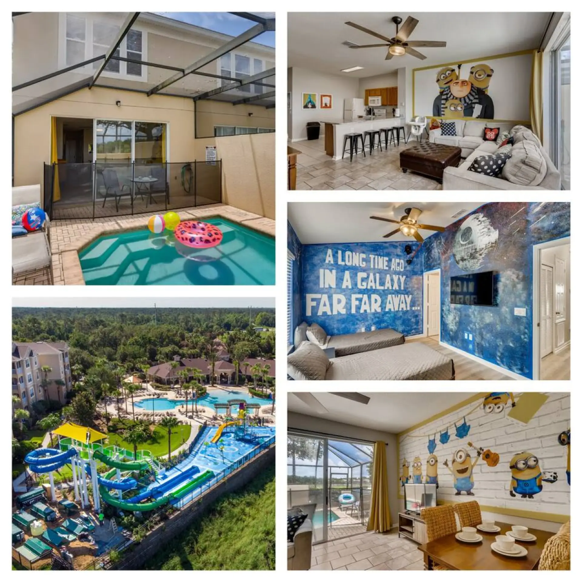 Newly Remodeled Villa with Amazing Themed Rooms and a Private Pool